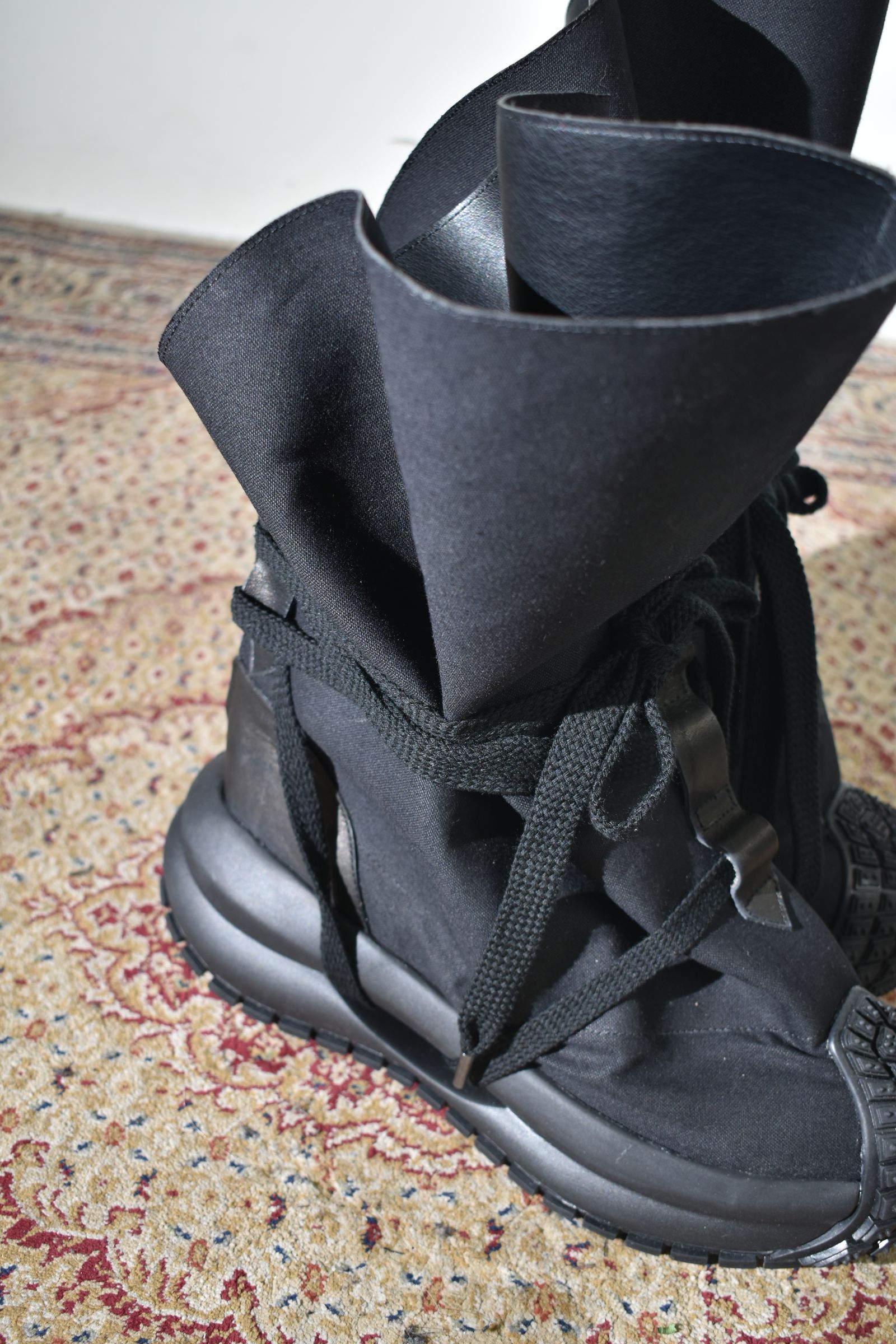 Magarimono collabo Sack Boots"Black" / MAGARIMONO コラボ サックブーツ"ブラック"