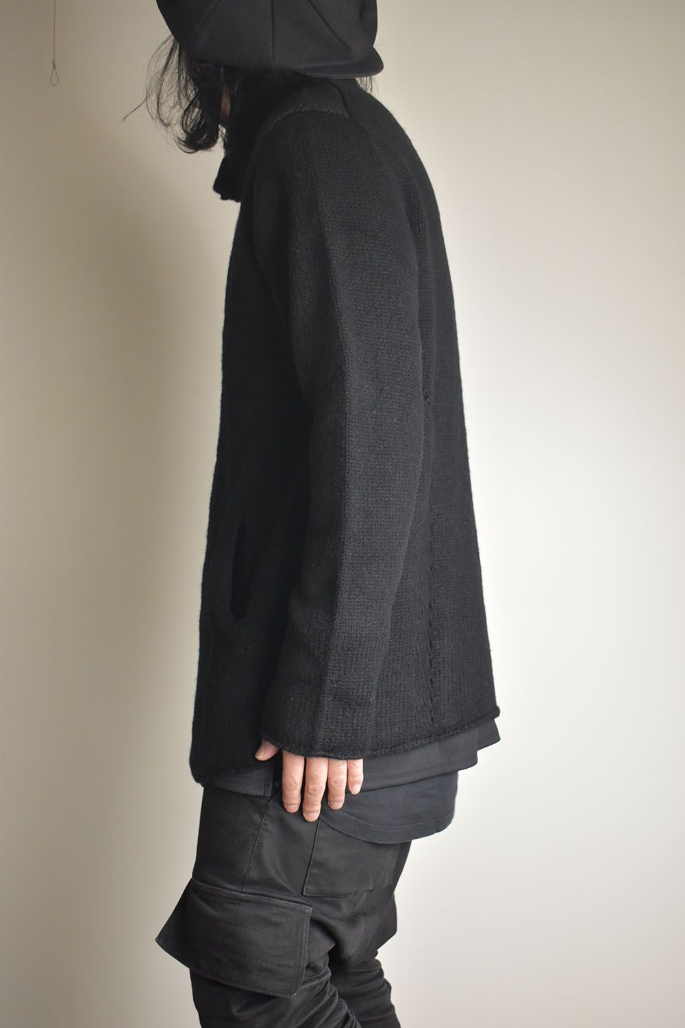 Riders Knit"Black" / ライダースニット"ブラック"
