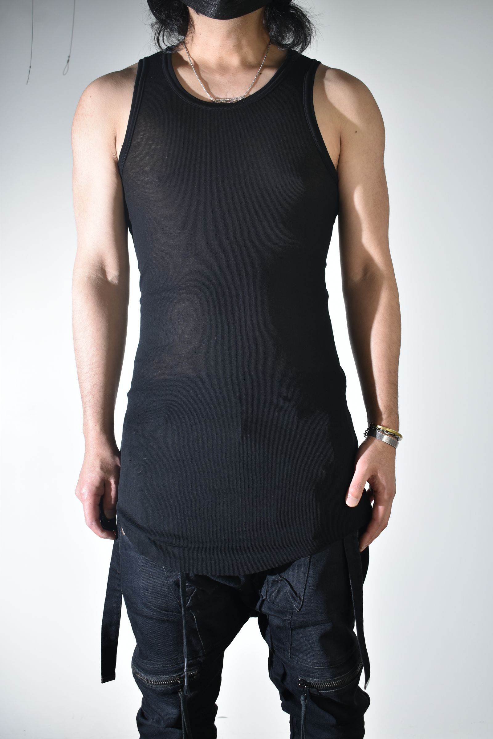 Rib Tank Top"Black" / リブタンクトップ"ブラック"