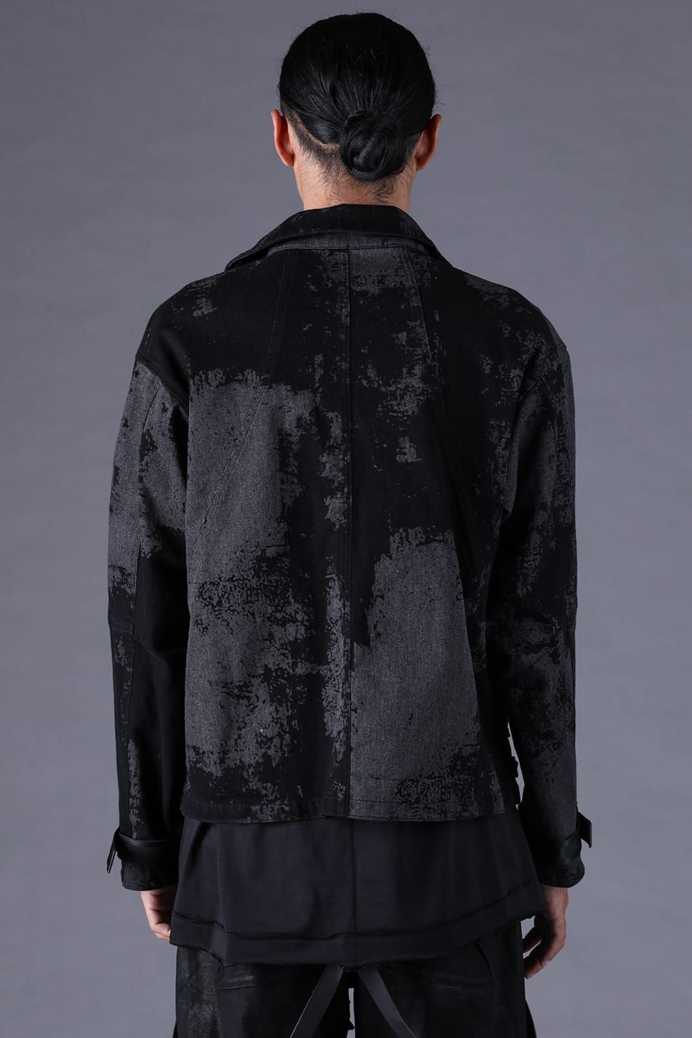 《2027SS先行予約分》Brushed-Coated Work Jacket"Black" / ブラッシュコーティングワークジャケット"ブラック"