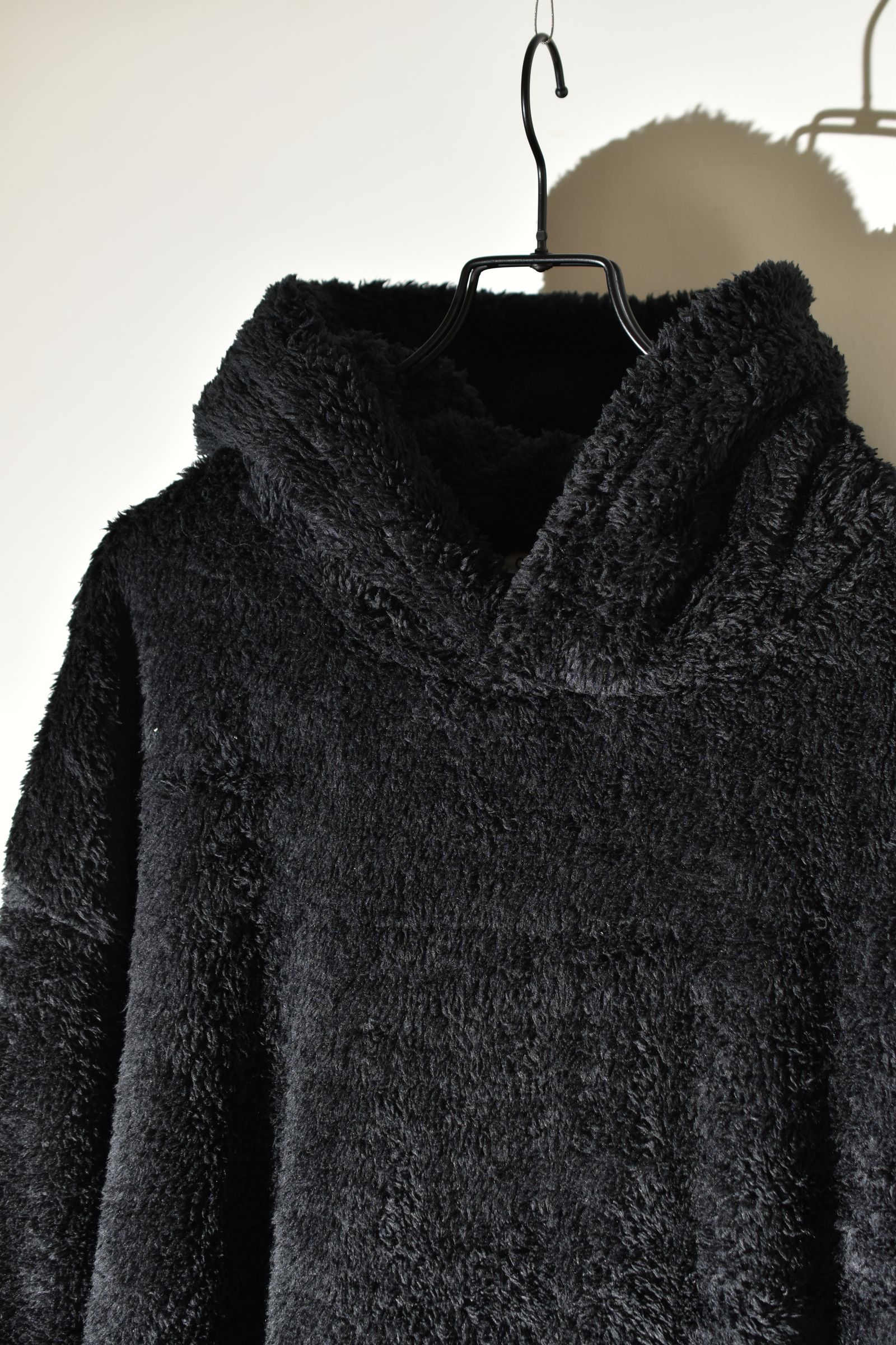 Fleece Big Hoodie "Black" / フリースビッグフーディ "ブラック"