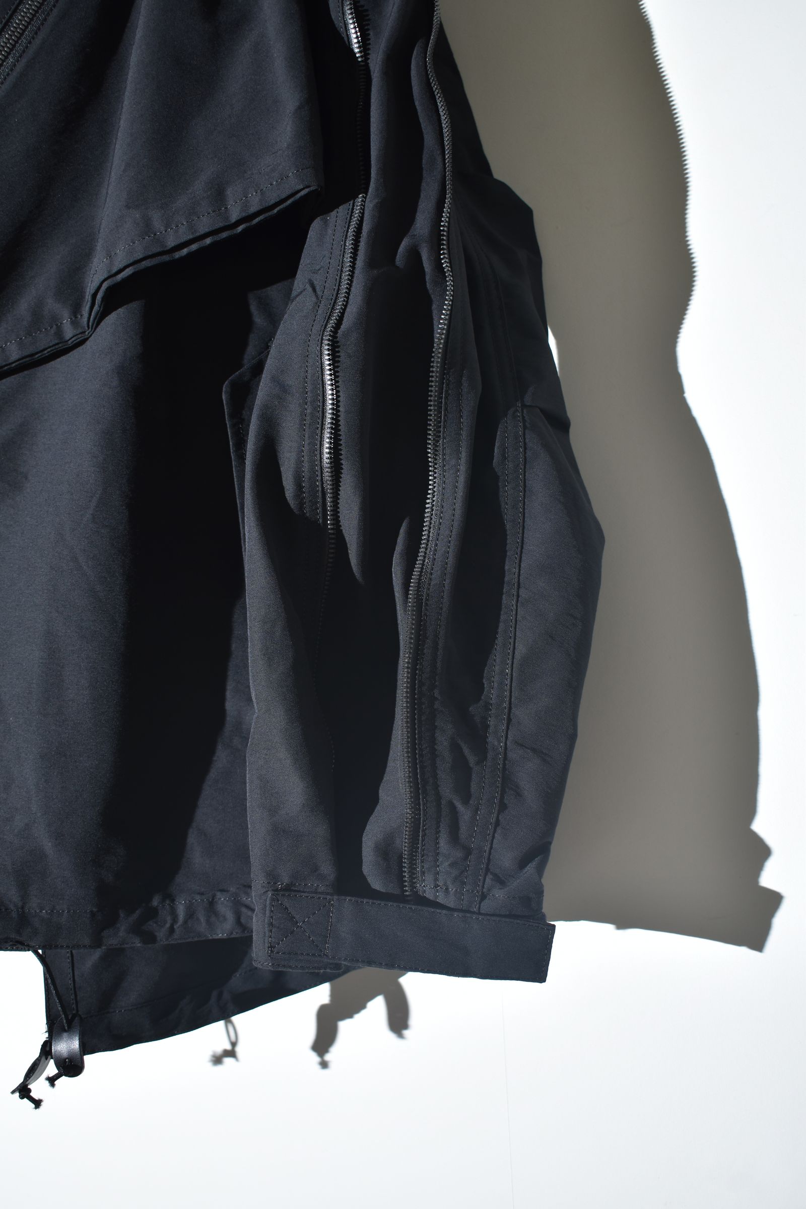 Multi Zip Short Mods Coat"Black" / マルチジップショートモッズコート"ブラック"