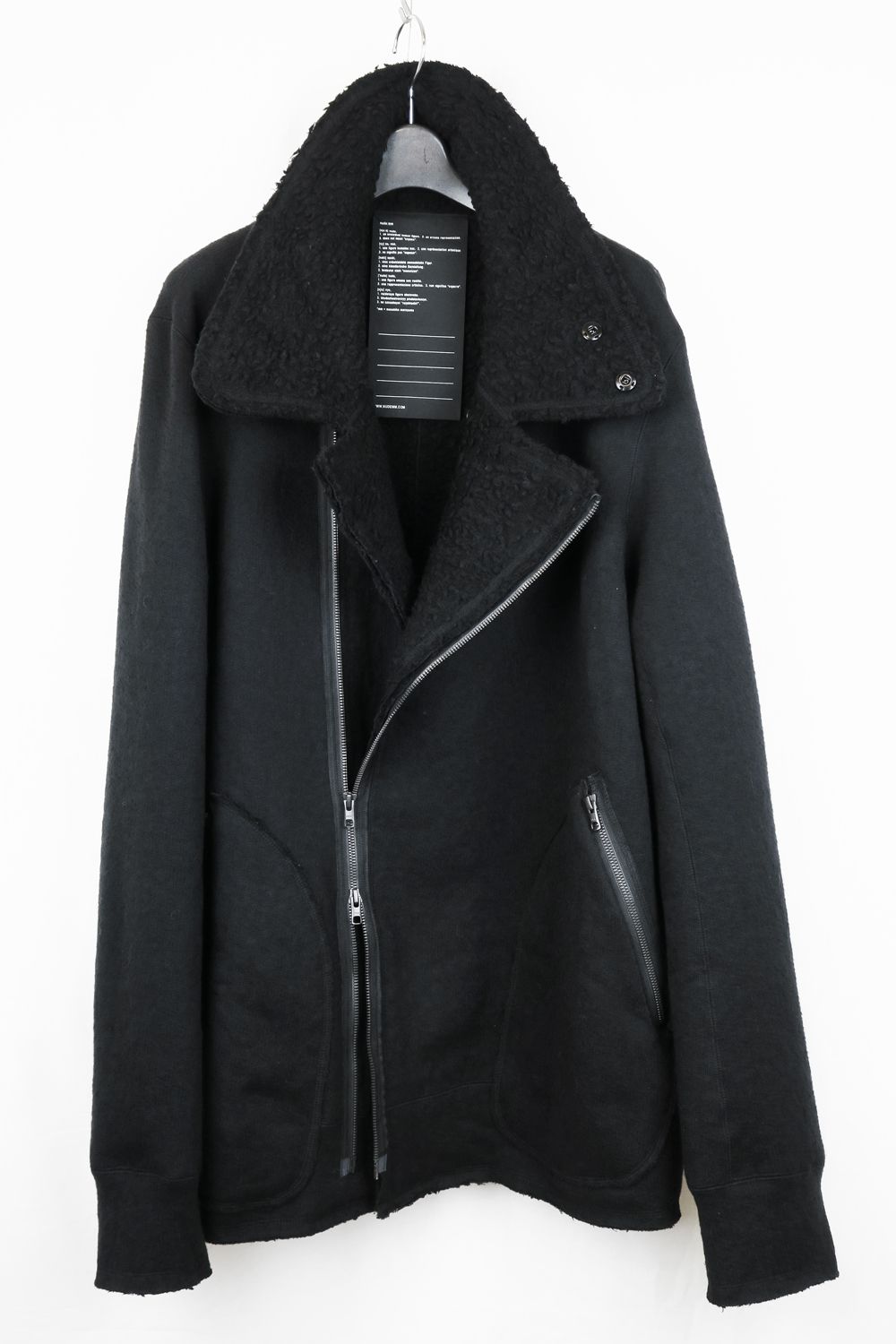 Dread Boa Zip Up Jacket"Black" / ドレッドボアジップアップジャケット"ブラック"