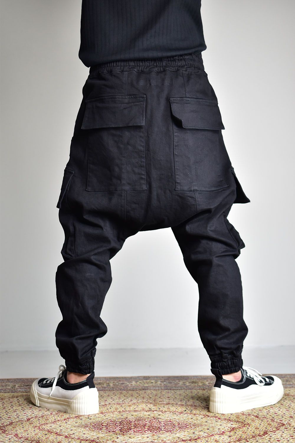 Sarouel Denim Pants"Black"/サルエルデニムパンツ"ブラック"