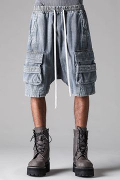 《2027SS先行予約》Denim Cargo Shorts"Blue" / デニムカーゴショーツ"ブルー"