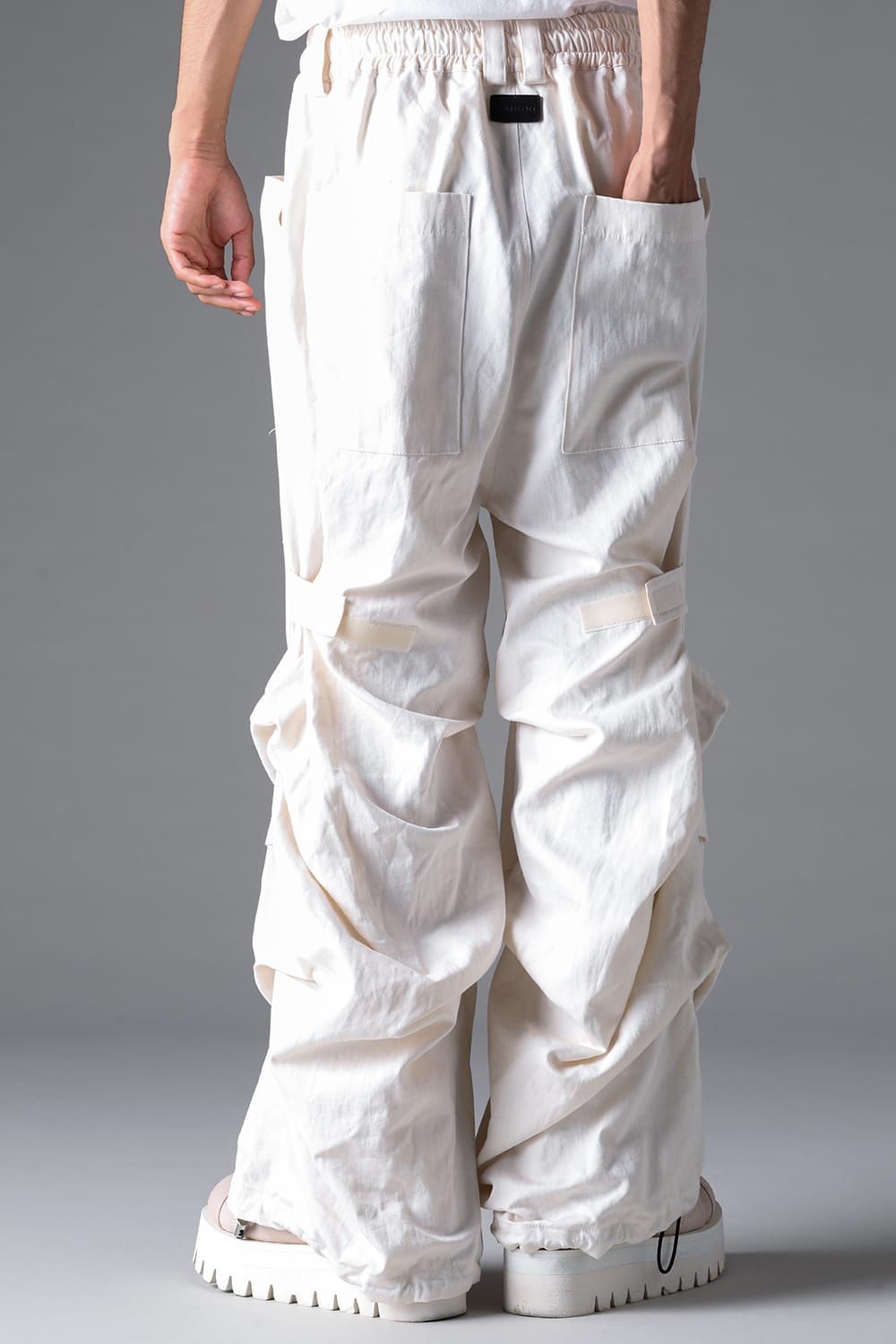 《2026SS先行予約》Tuck Wide Pants"Black / White" / タックワイドパンツ"ブラック/ホワイト"