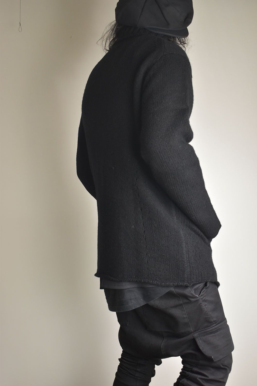 Riders Knit"Black" / ライダースニット"ブラック"