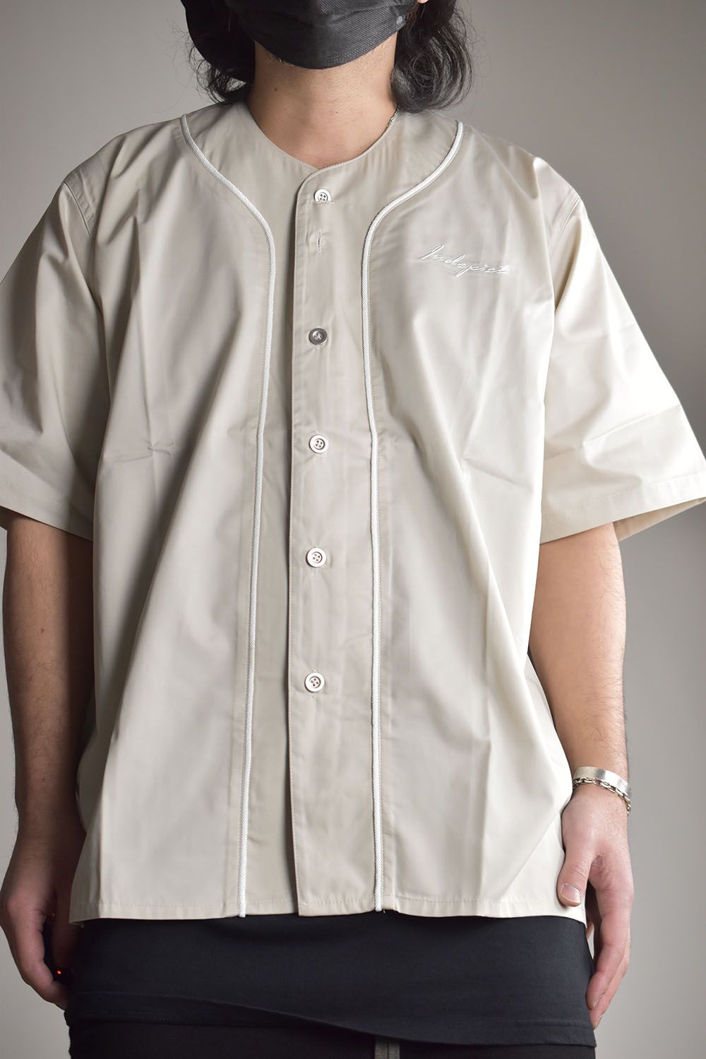 Cotton BB Shirt"Beige"/コットンベースボールシャツ"ベージュ"