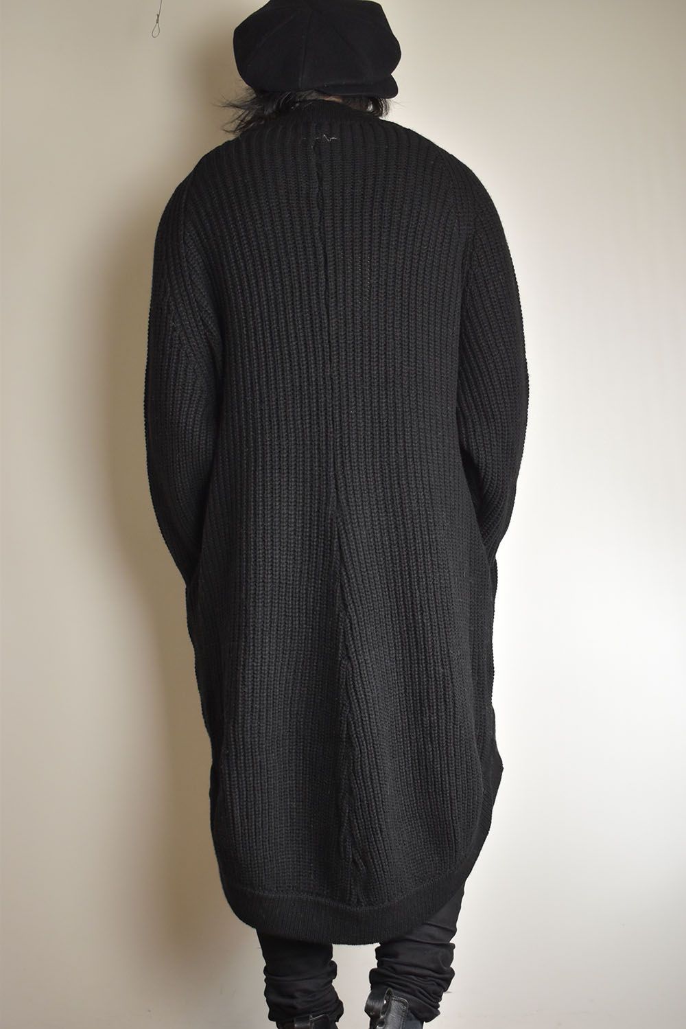 Knit Long Cardigan"Black"/ニットロングカーディガン"ブラック"