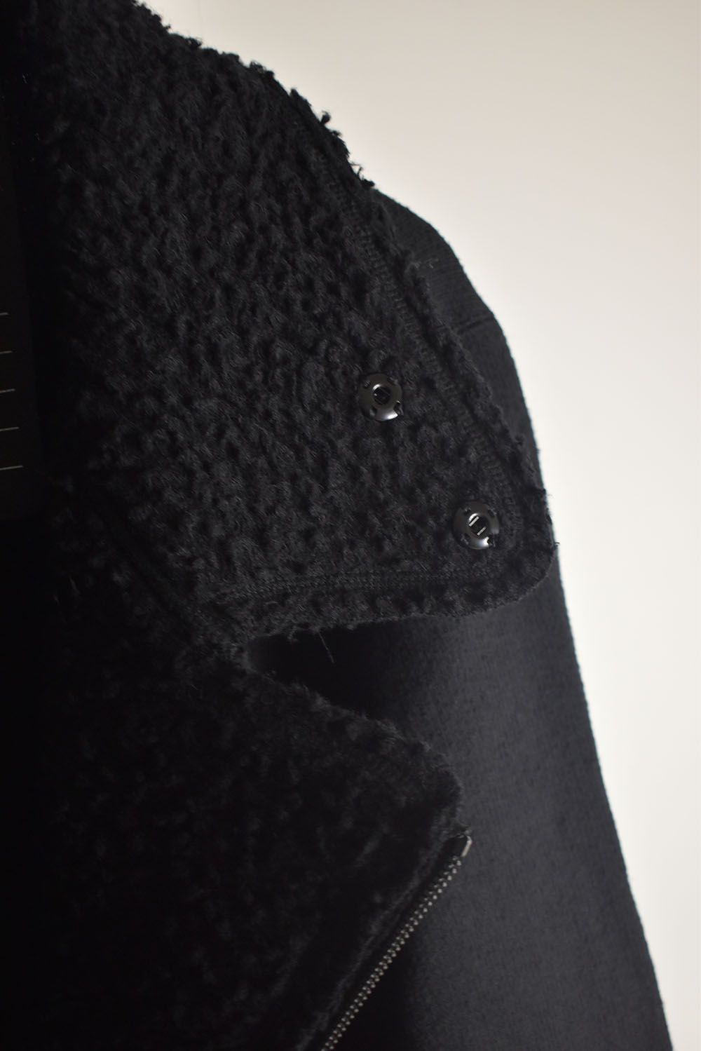 Dread Boa Zip Up Jacket"Black" / ドレッドボアジップアップジャケット"ブラック"