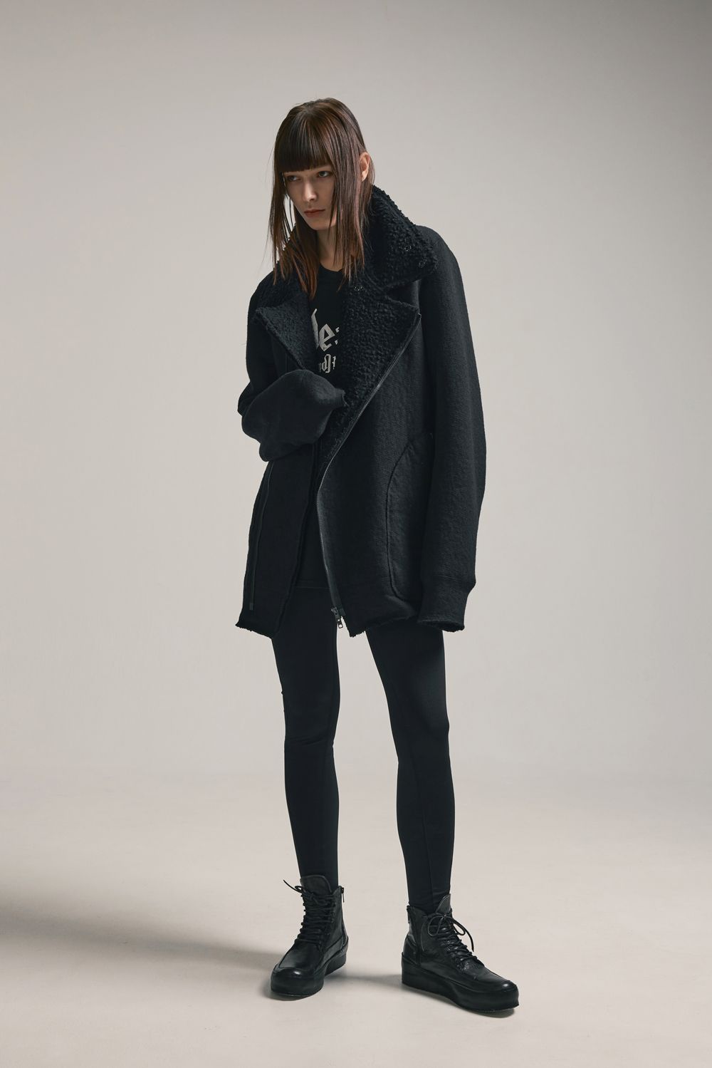 Dread Boa Zip Up Jacket"Black" / ドレッドボアジップアップジャケット"ブラック"