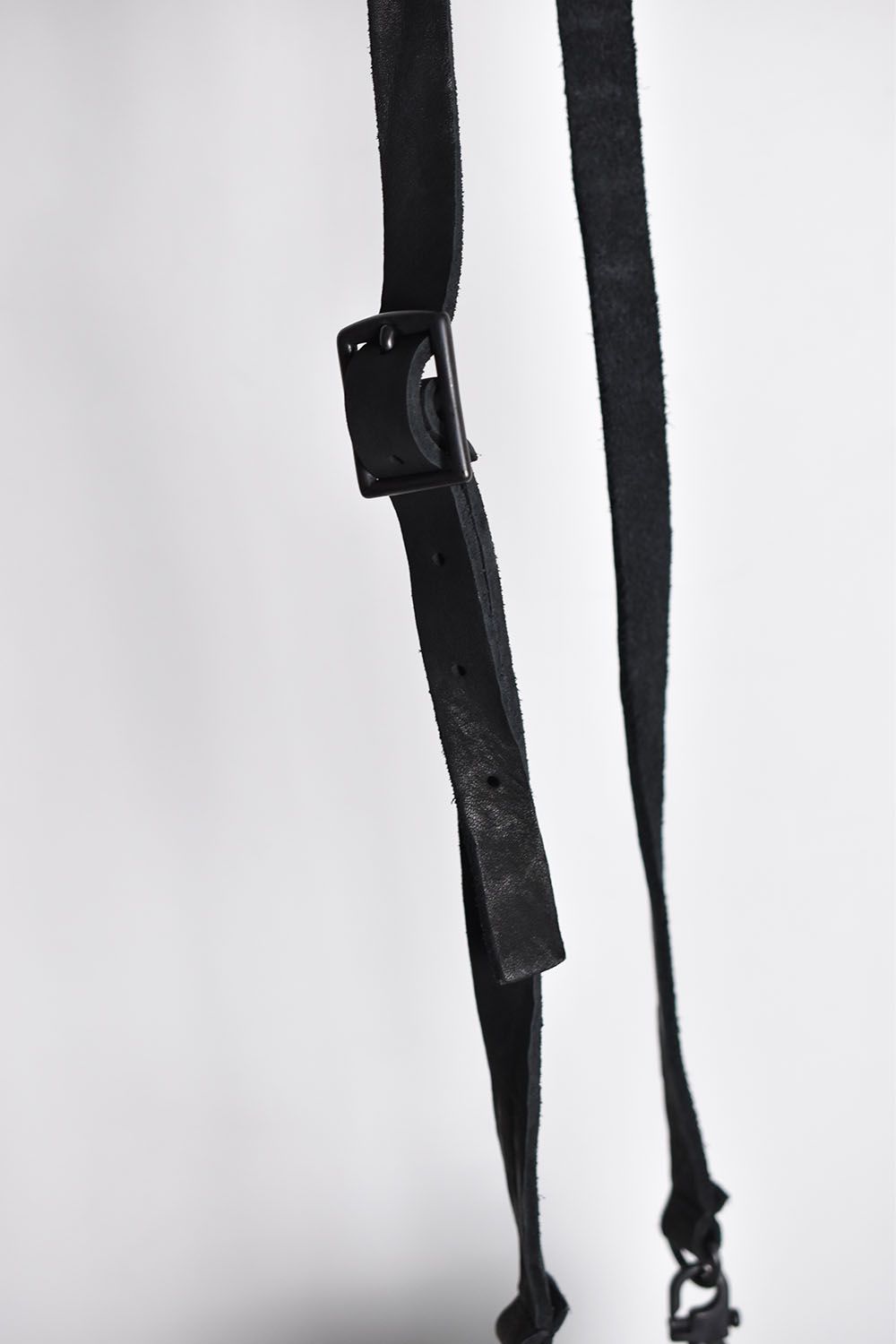 Double Shoulder Garment-Dyed Portable Bag"Black"/ダブルショルダーガーメントダイポータブルバッグ"ブラック"