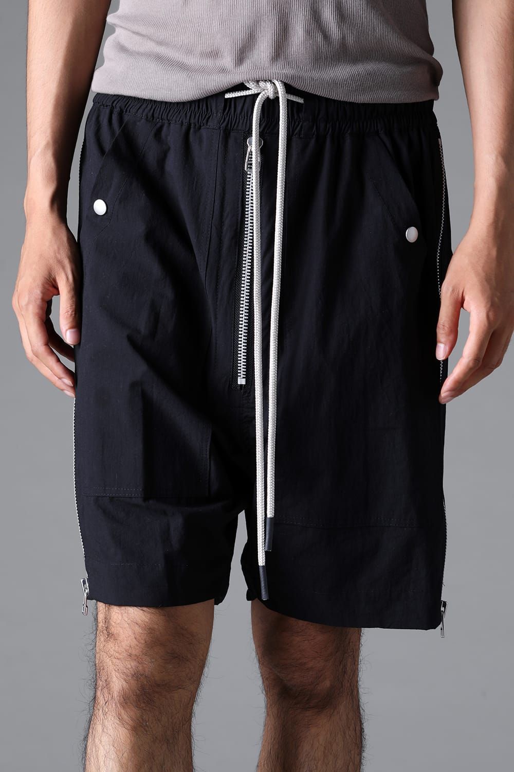 《2026SS先行予約》Side Zip Shorts"Black / White /Stone" / サイドジップショーツ"ブラック/ホワイト/ストーン"
