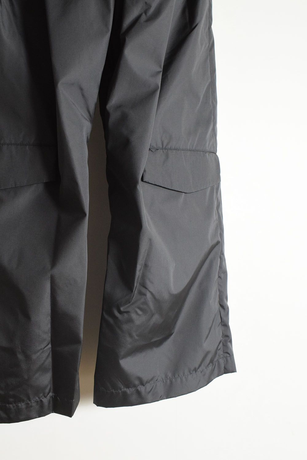 Shingle Flap Baggy Trousers "Charcoal" / シンフラップバギートラウザー"チャコール"