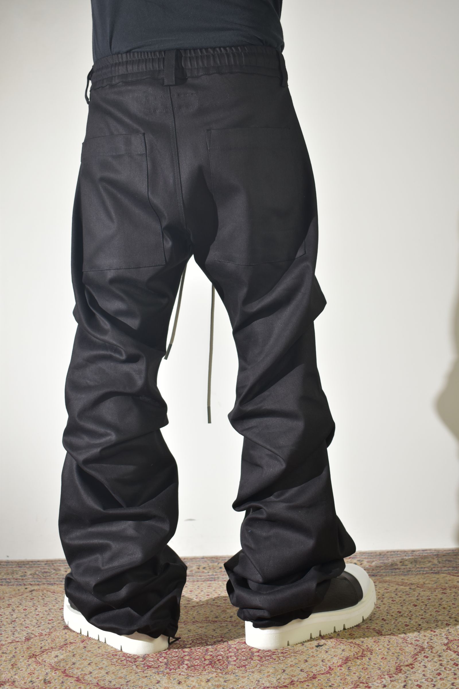 《2026AW先行予約》Boots Cut Tuck Pants"Black" / ブーツカットタックパンツ"ブラック"