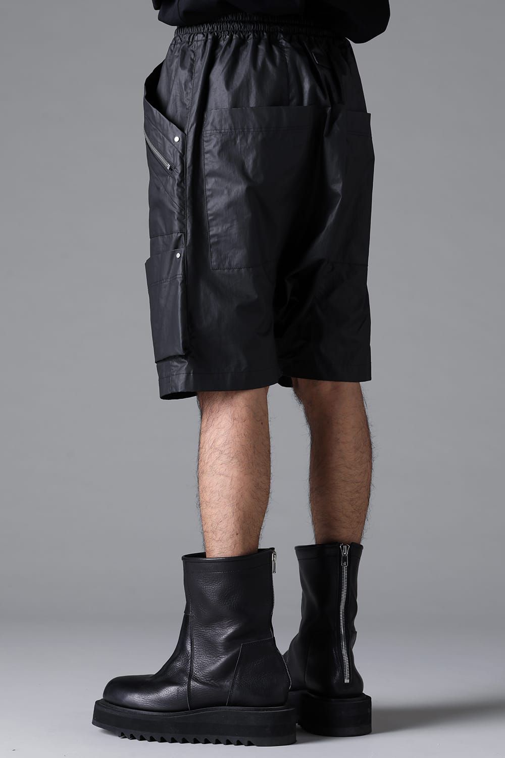 《2026SS先行予約》Coating Cargo Shorts"Black" / コーティングカーゴショーツ"ブラック"