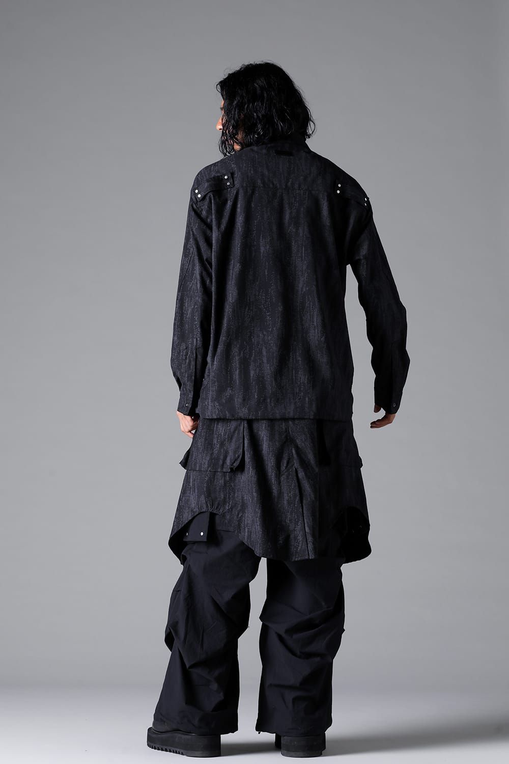 《2026SS先行予約》Abstract Sleeve Wrap Skirt"Black / Grey /Brown" / アブストラクトスリーブラップスカート"ブラック/グレー/ブラウン"