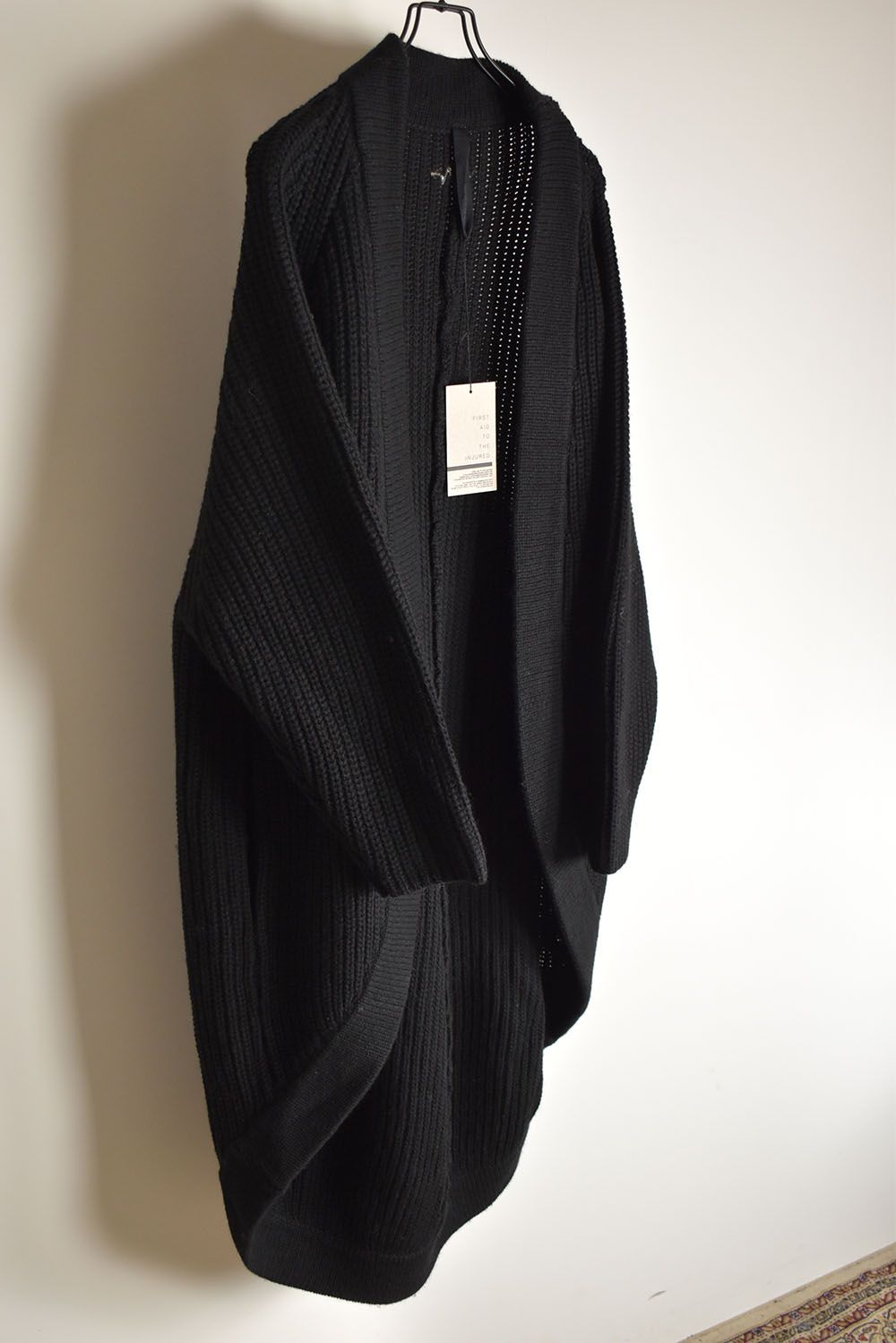 Knit Long Cardigan"Black"/ニットロングカーディガン"ブラック"