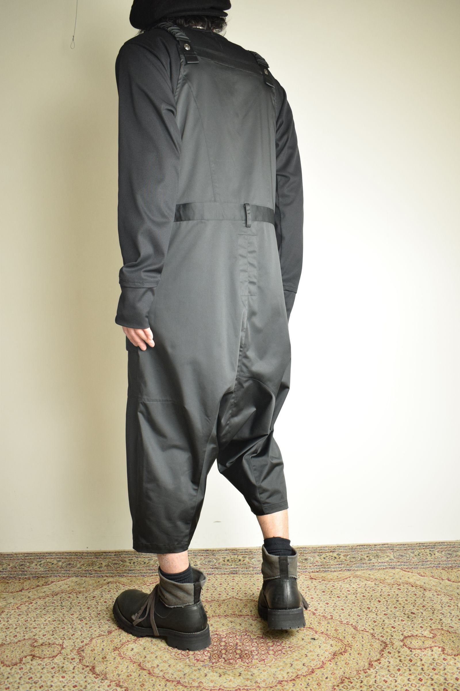 Deep Crotch Over All"Black" / ディープクロッチオーバーオール"ブラック"