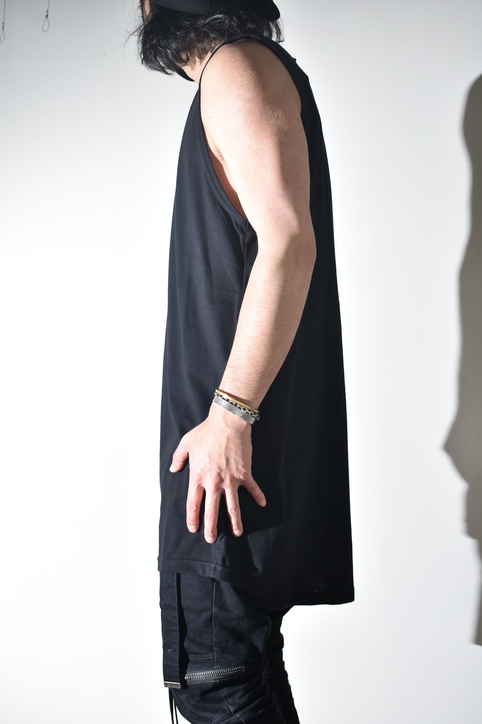Long Tank Top"Black" / ロングタンクトップ"ブラック"