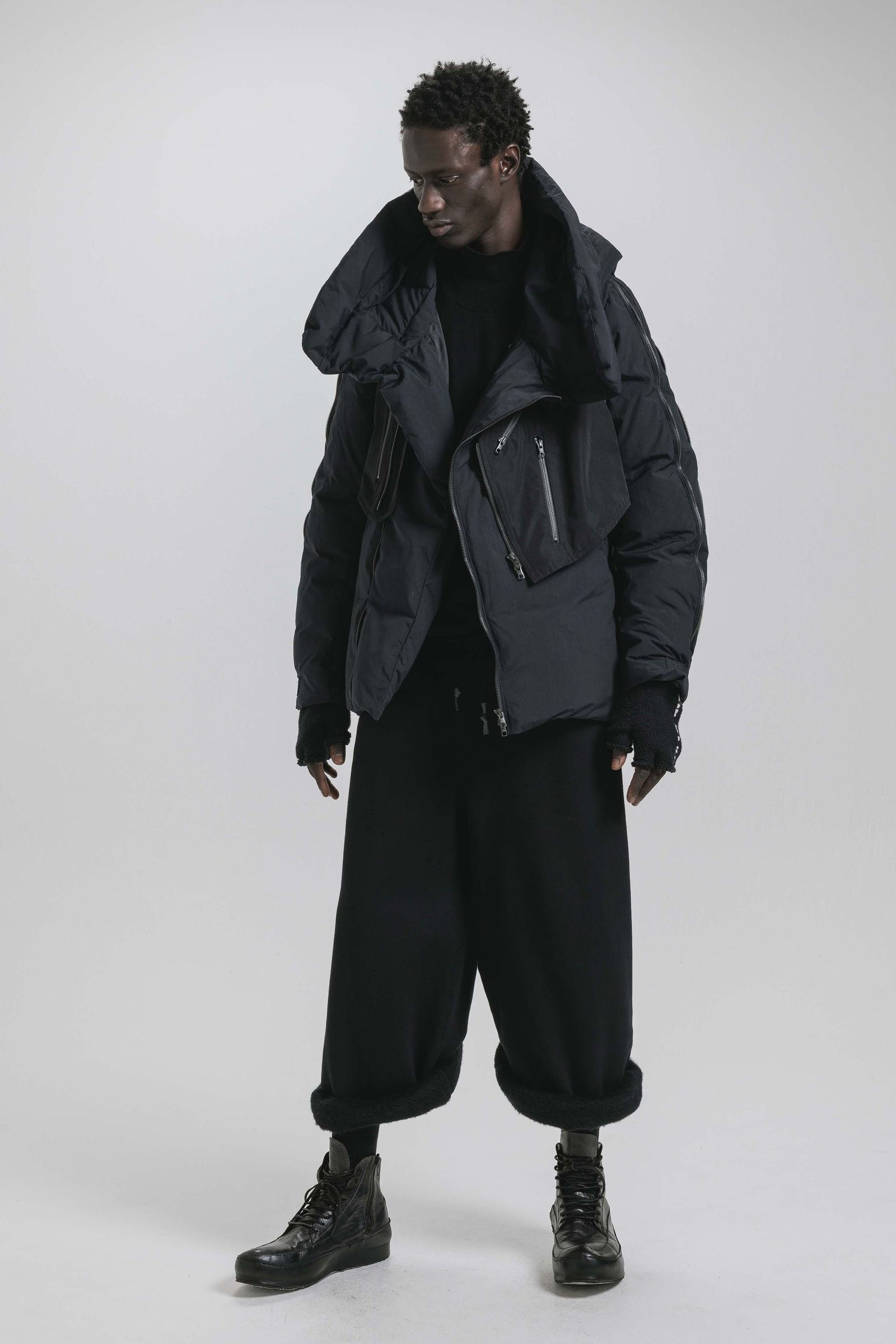 Multi Zip Down Parka Jacket (with Vest)"Black" / マルチジップダウンパーカージャケット(ベスト付き)"ブラック"