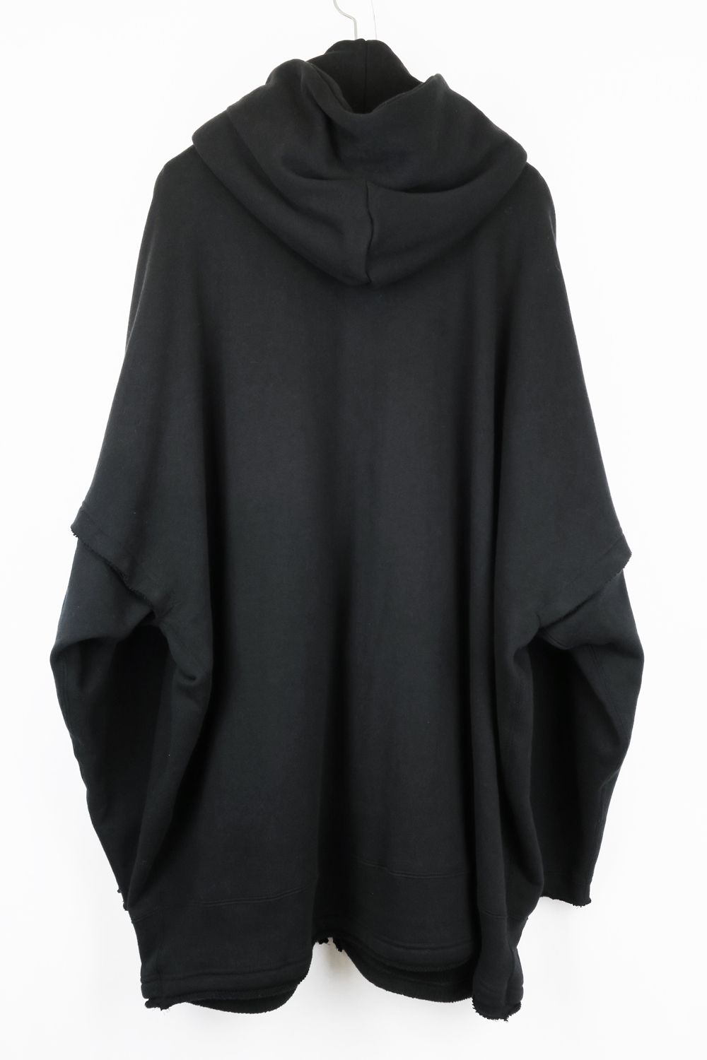 Sweat Oversize Zip Up Hoodie"Black" / スウェットオーバーサイズジップアップパーカ"ブラック"