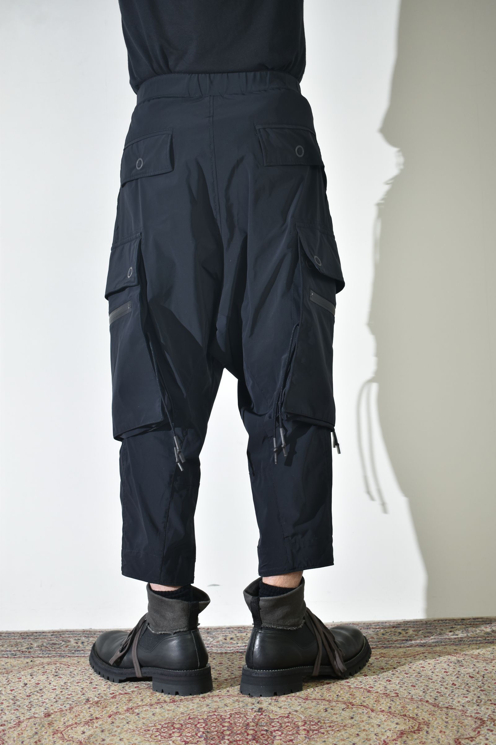 Sarrouel Cropped Cargo"Black" / サルエルクロップドカーゴ"ブラック"