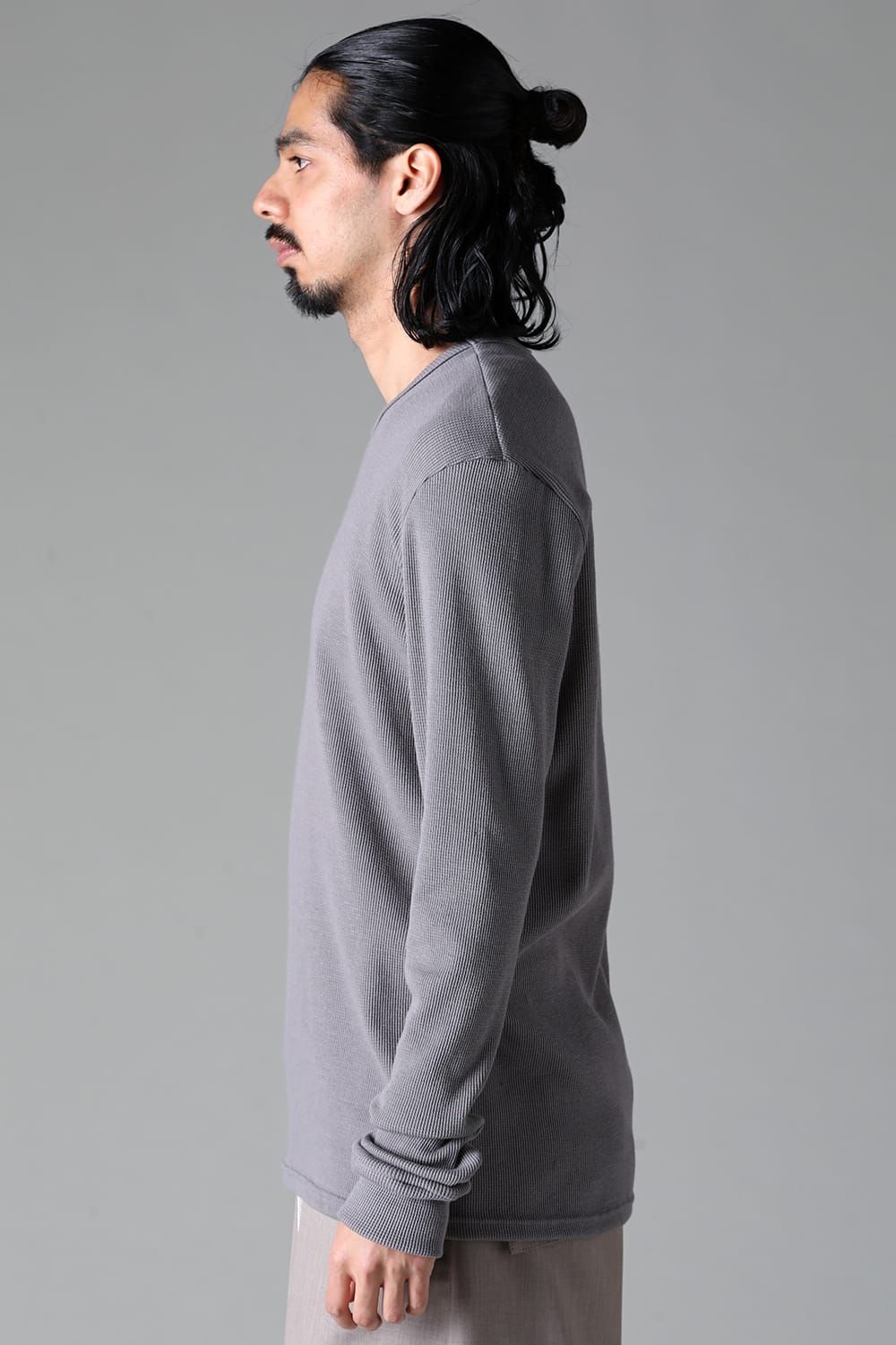 《2025AW先行予約》Crew Neck Top"Black / Beige /Khaki /Grey /D.Grey" / クルーネックトップ"ブラック/ベージュ/カーキ/グレー/ダークグレー"