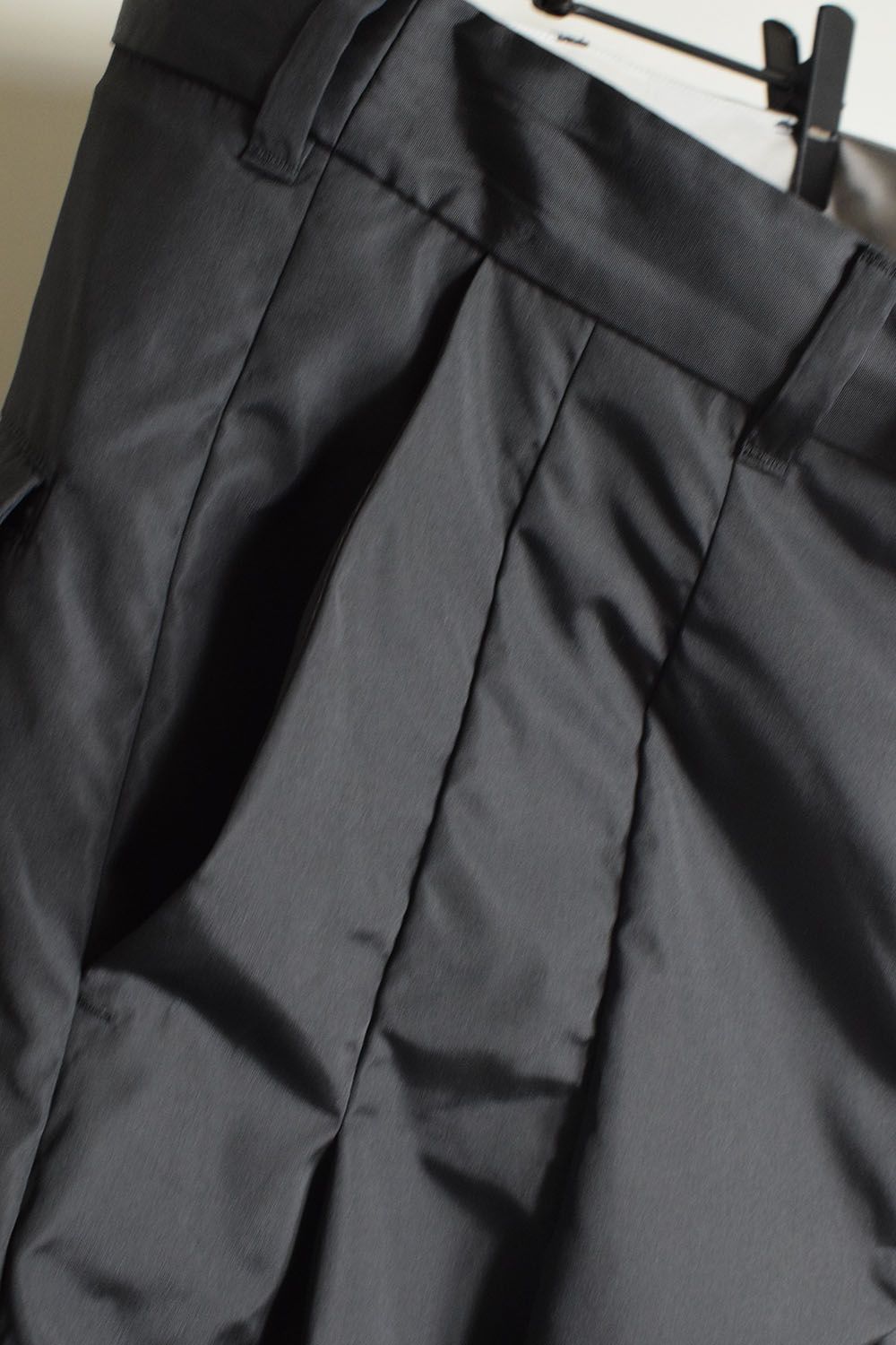Shingle Flap Baggy Trousers "Charcoal" / シンフラップバギートラウザー"チャコール"