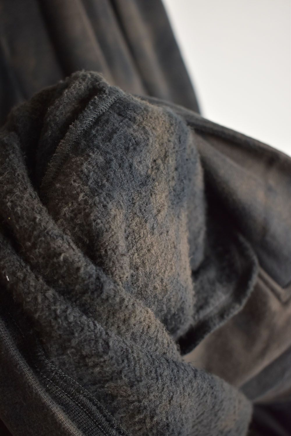 Non Ply Yarn Lined Hooded Jacket"Dust" /  無撚糸裏毛フーデッドジャケット"ダスト"