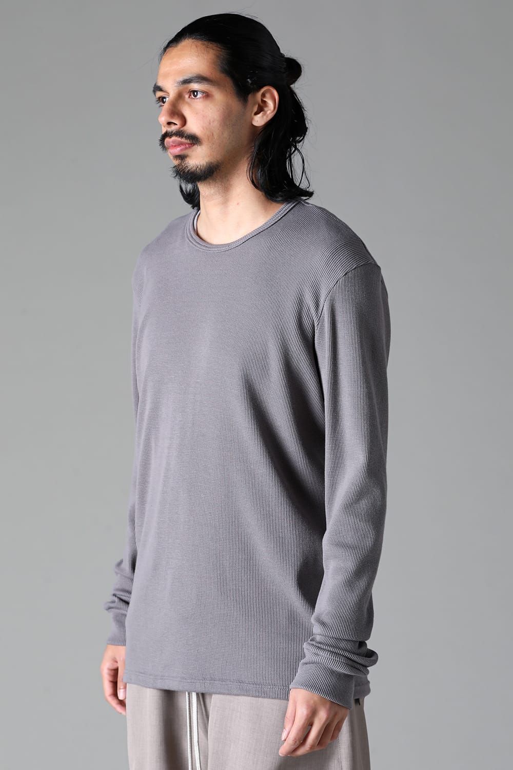 《2025AW先行予約》Crew Neck Top"Black / Beige /Khaki /Grey /D.Grey" / クルーネックトップ"ブラック/ベージュ/カーキ/グレー/ダークグレー"