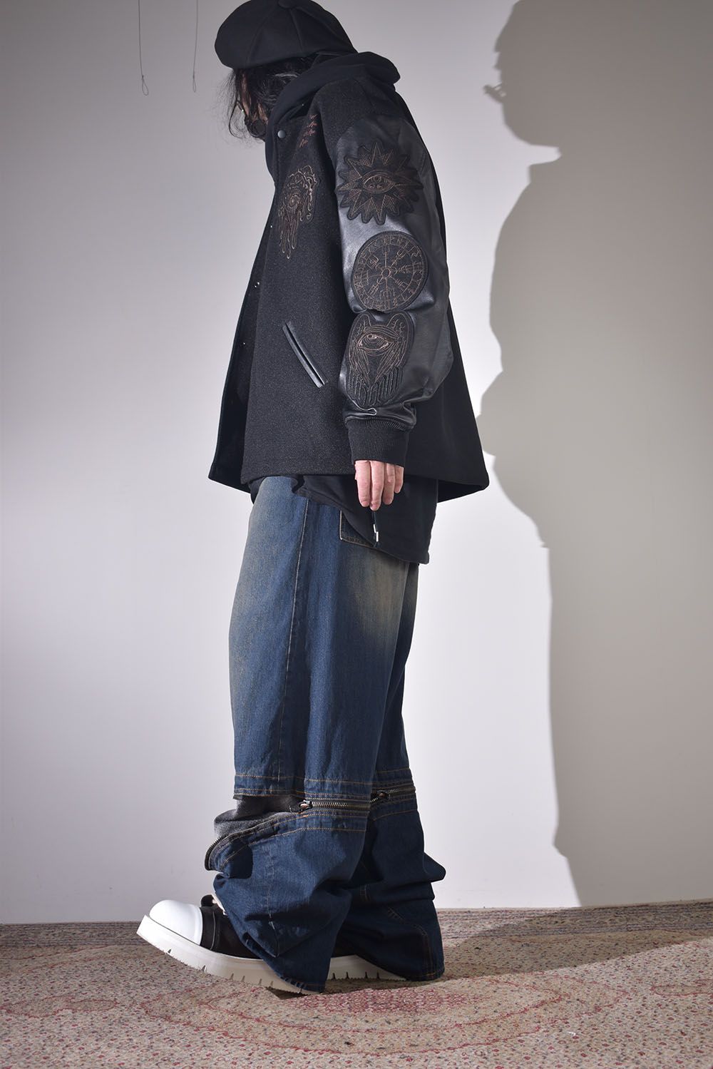 コーチジャケット×デニム