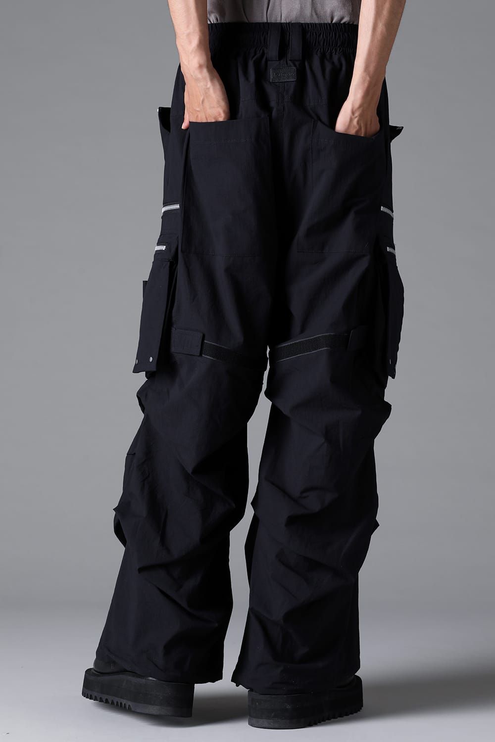 《2026SS先行予約》Cargo Tuck Wide Pants"Black / White /Stone" / カーゴタックワイドパンツ"ブラック/ホワイト/ストーン"