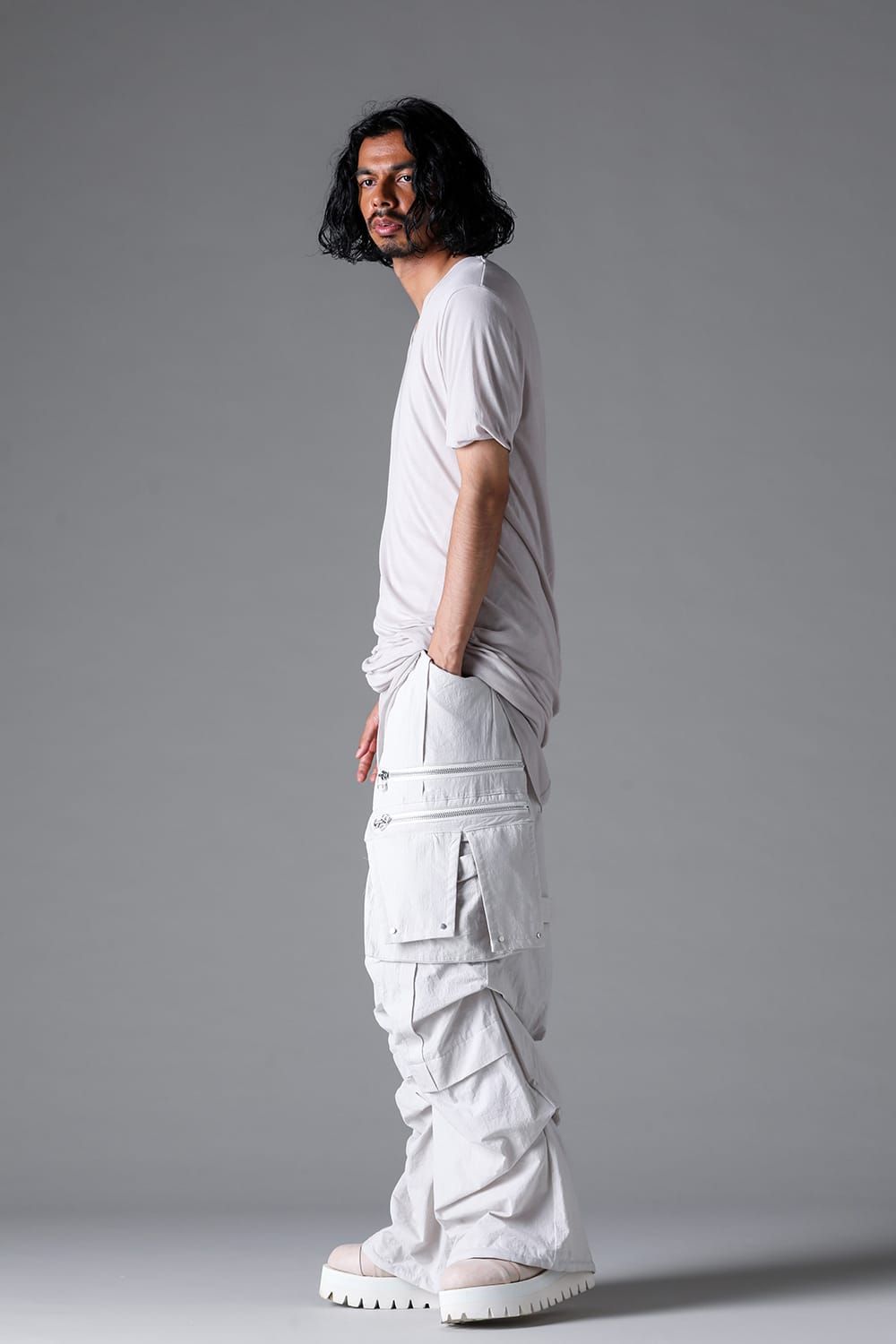 《2026SS先行予約》Twist Layered Tee"Black / Cream /White /Stone /Brown" / ツイストレイヤードTee"ブラック/クリーム/ホワイト/ストーン/ブラウン"