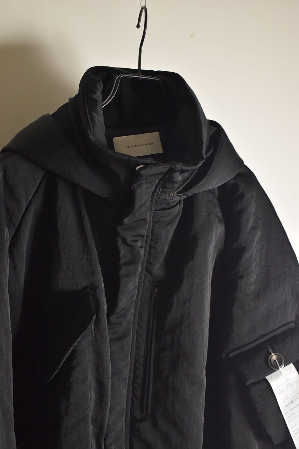 Padding Short Blouson"Black" / パディングショートブルゾン"ブラック"