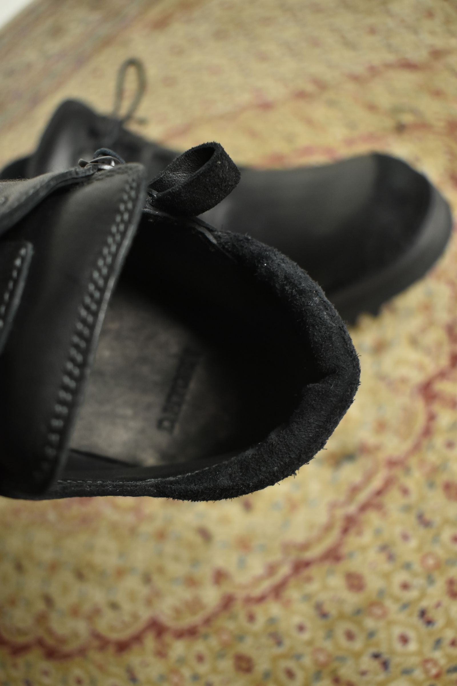 Horse Leather Derby Shoes"Black" / ホースレザーダービーシューズ"ブラック"