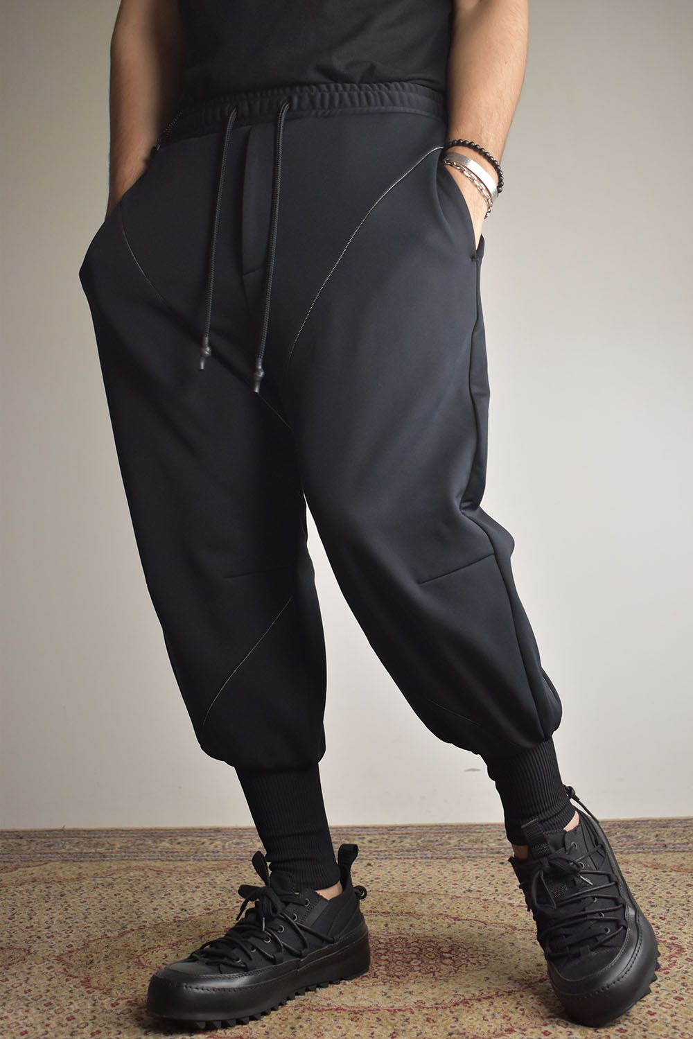 Balloon Jersey Pants"Black" / バルーンジャージーパンツ"ブラック"