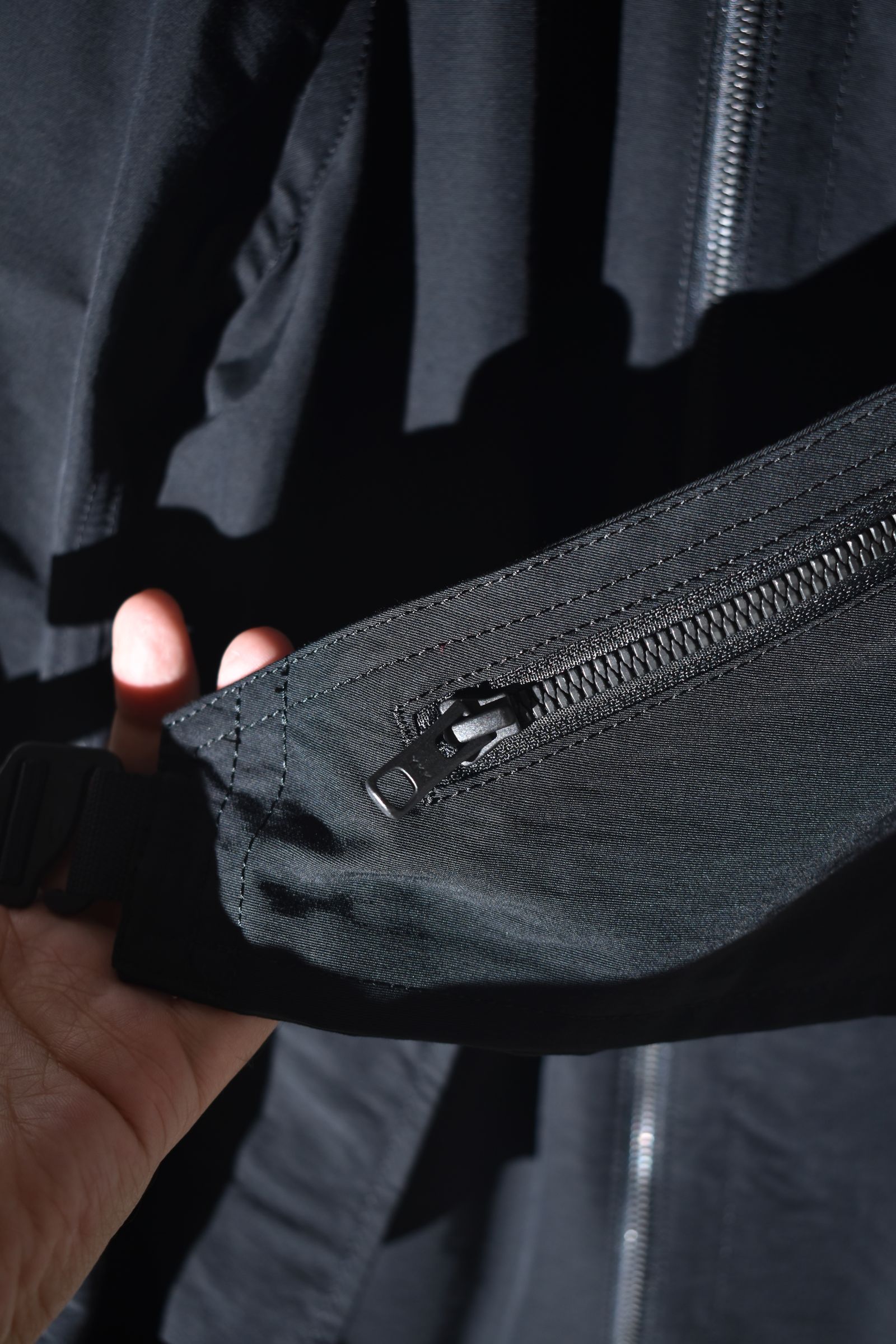 Multi Zip Short Mods Coat"Black" / マルチジップショートモッズコート"ブラック"
