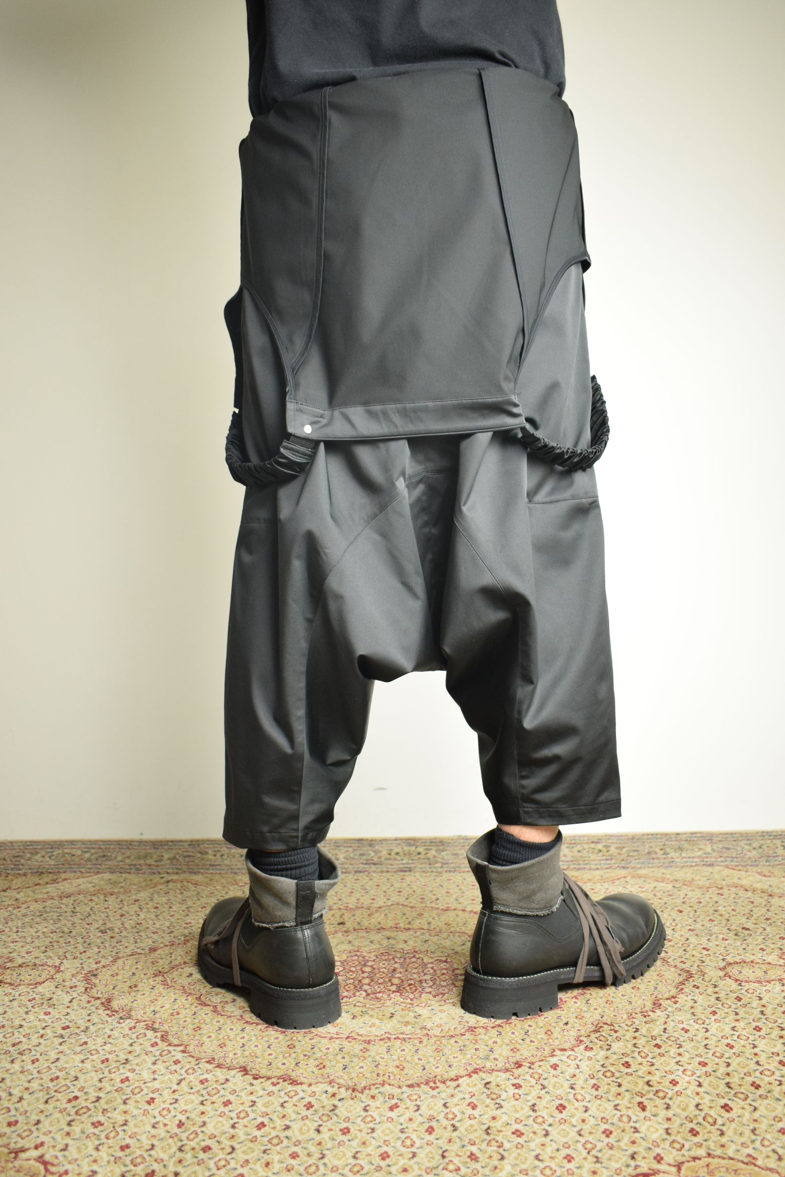 Deep Crotch Over All"Black" / ディープクロッチオーバーオール"ブラック"