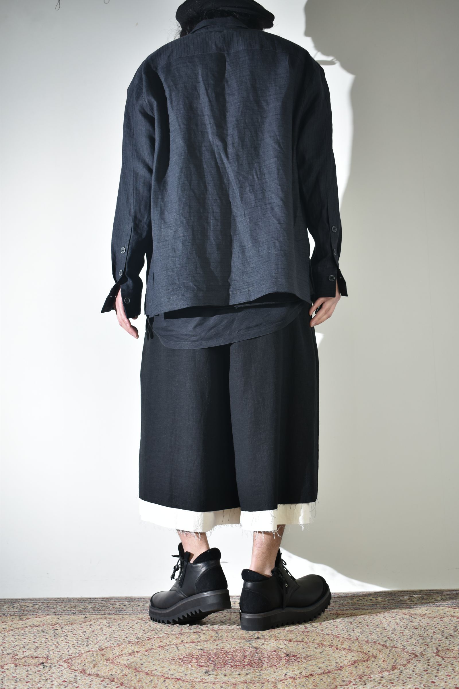 ラフな着方もあり