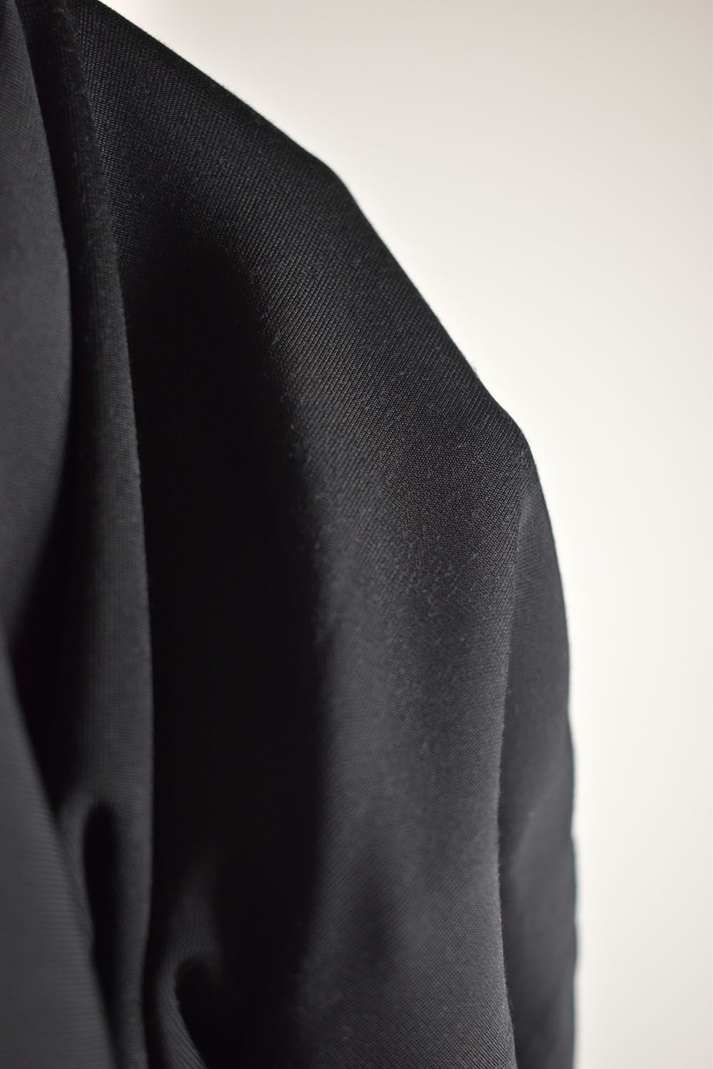 Crew Neck Side Vent Pullover"Black" / クルーネックサイドベンツプルオーバー"ブラック"