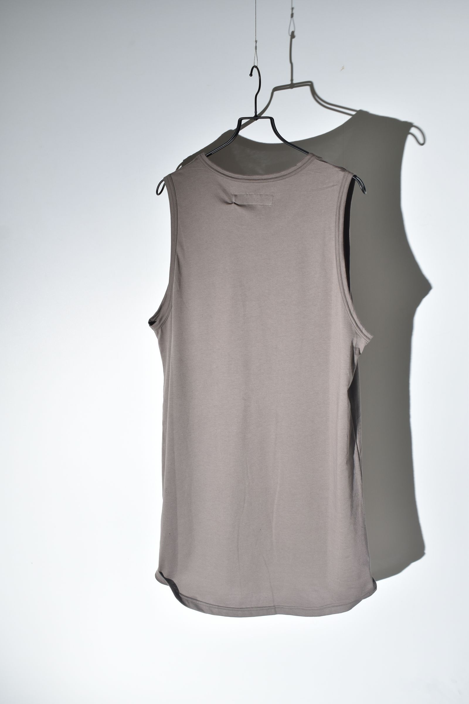 Long Tank Top"G.Brown"/ロングタンクトップ"グレーブラウン"