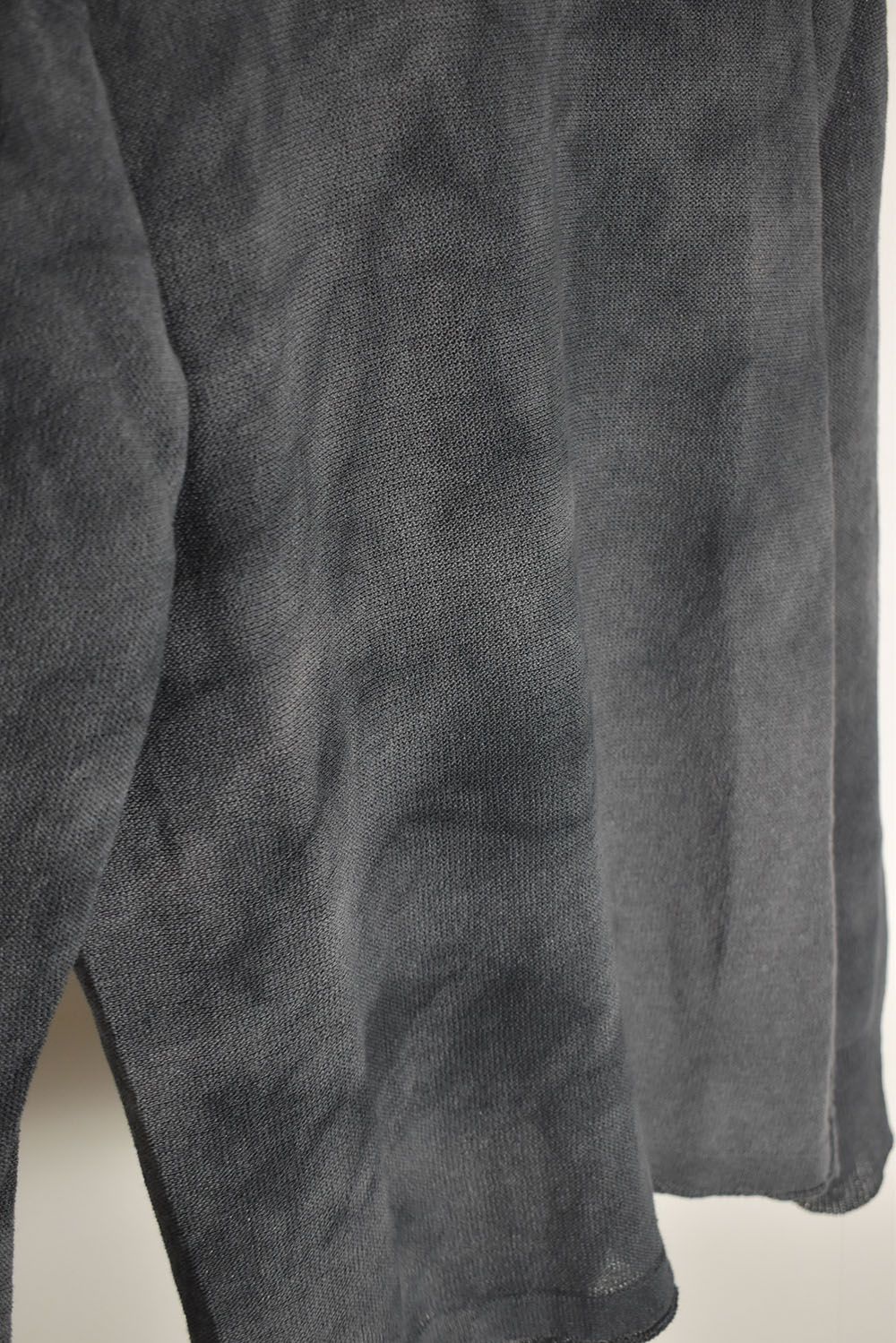 7G Paper Yarn Knit Pullover"Black" / 7Gペーパーヤーンニットプルオーバー"ブラック"