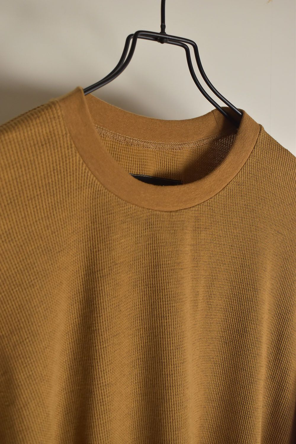 Waffle Dolman Tee"Raw Unber" / ワッフルドルマンTee"ローアンバー"