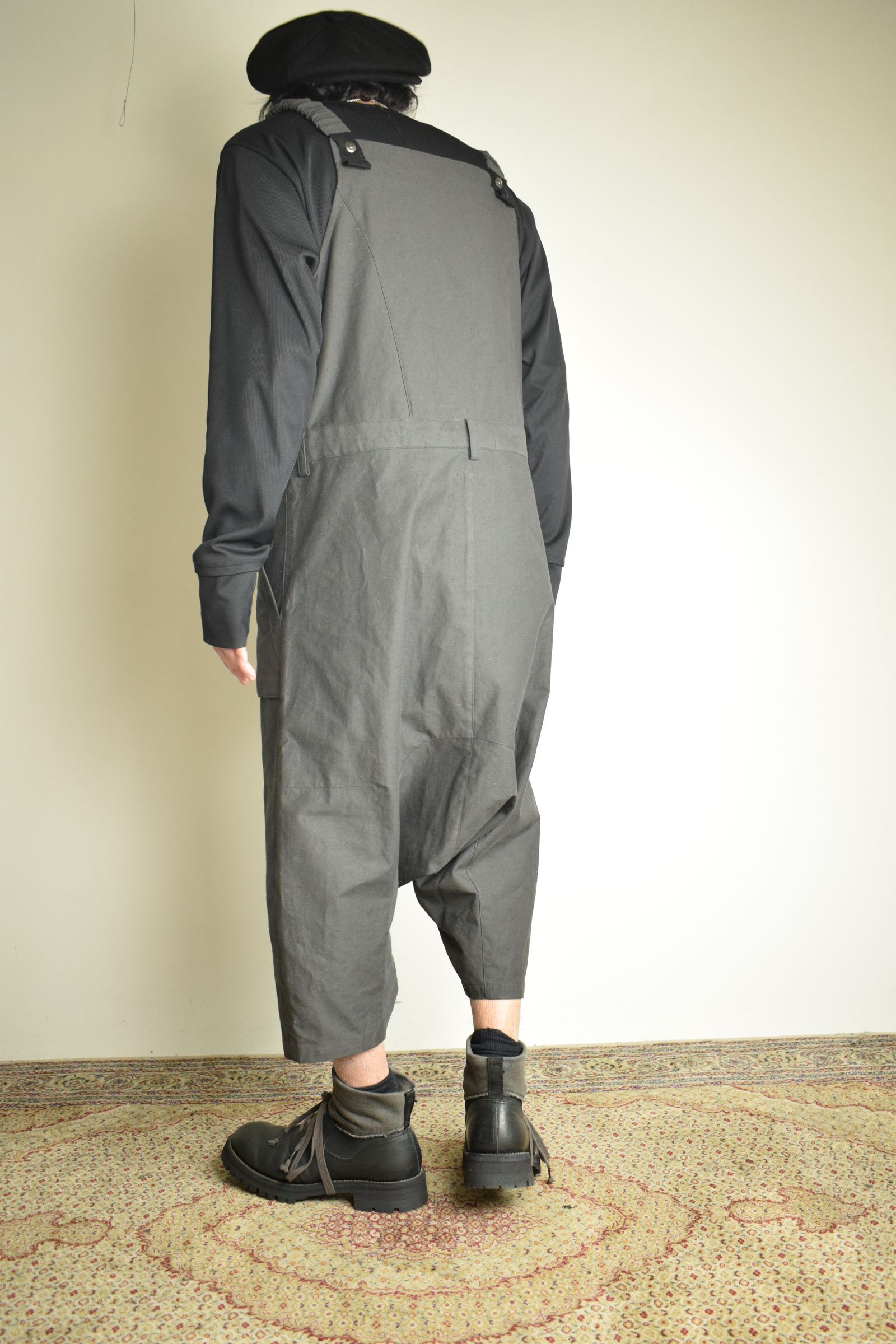 Deep Crotch Over All"Charcoal" / ディープクロッチオーバーオール"チャコール"
