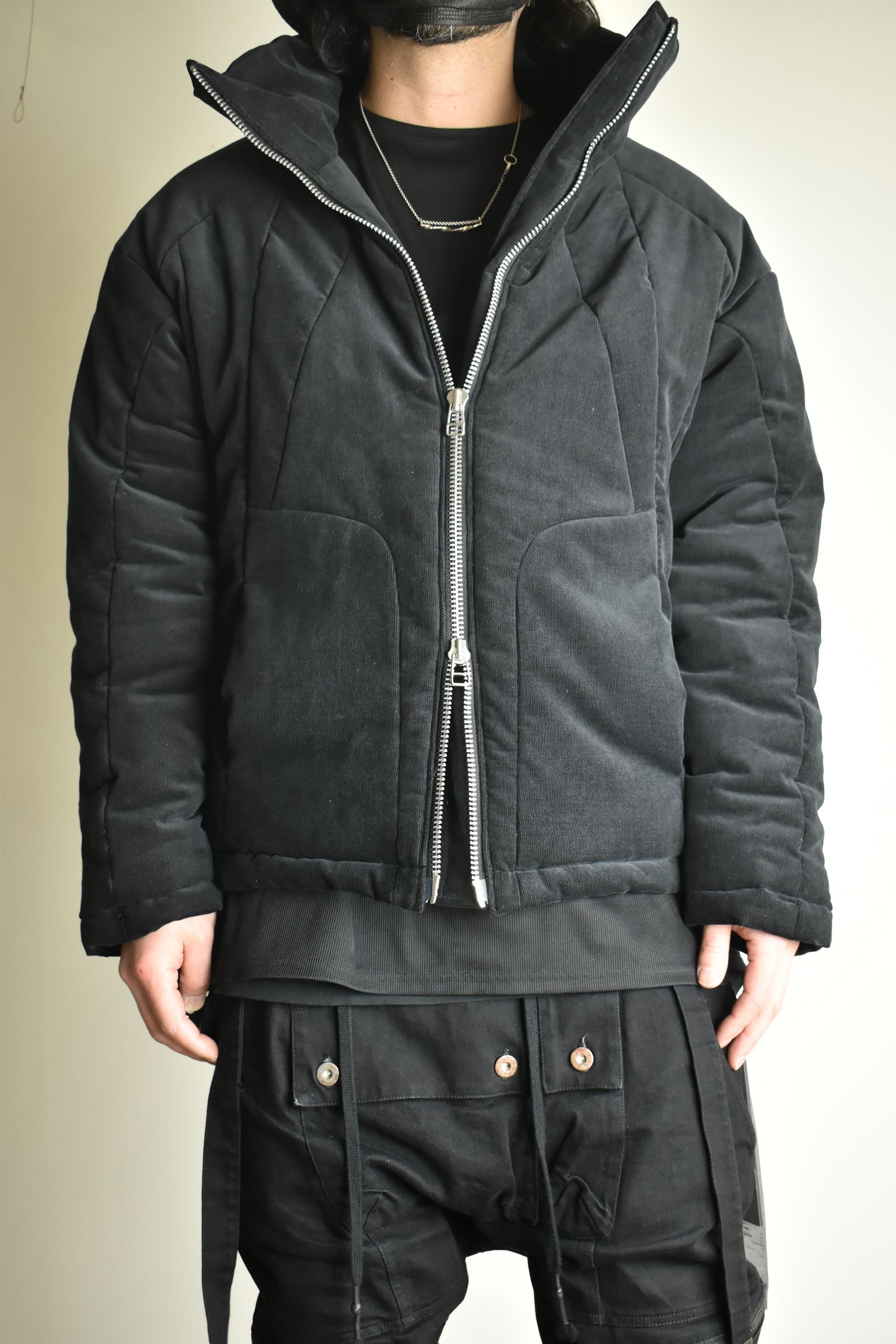 《2026AW先行予約》Corduroy Padded Blouson "Black" / コーデュロイパデッドブルゾン"ブラック"