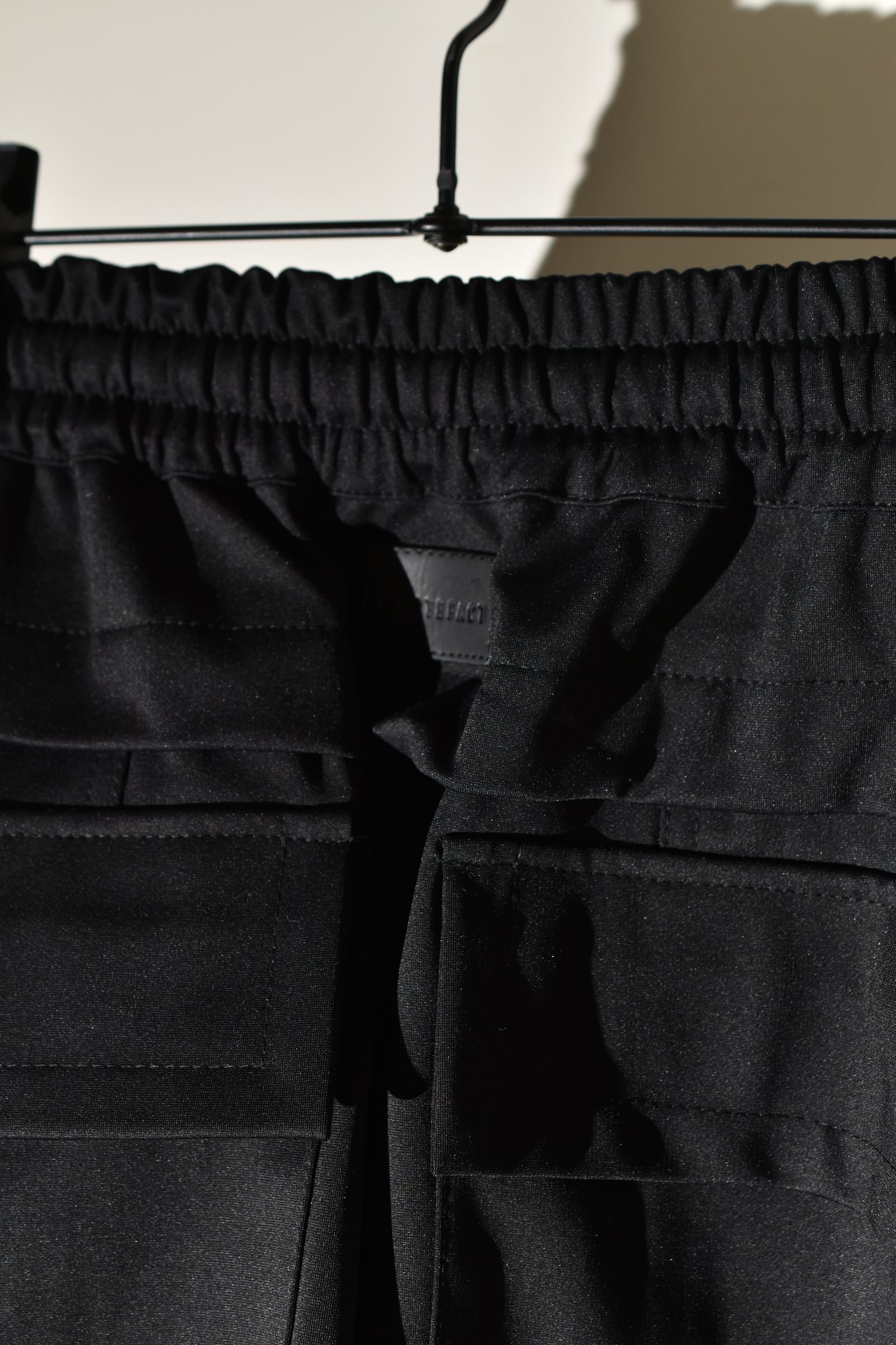 Technical Nylon Military Sarrouel Easy Pants"Black" / テクニカルナイロンミリタリーサルエルイージーパンツ"ブラック"