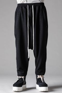 《2027SS先行予約》Sarrouel Esay Pants"Black" / サルエルイージーパンツ"ブラック"