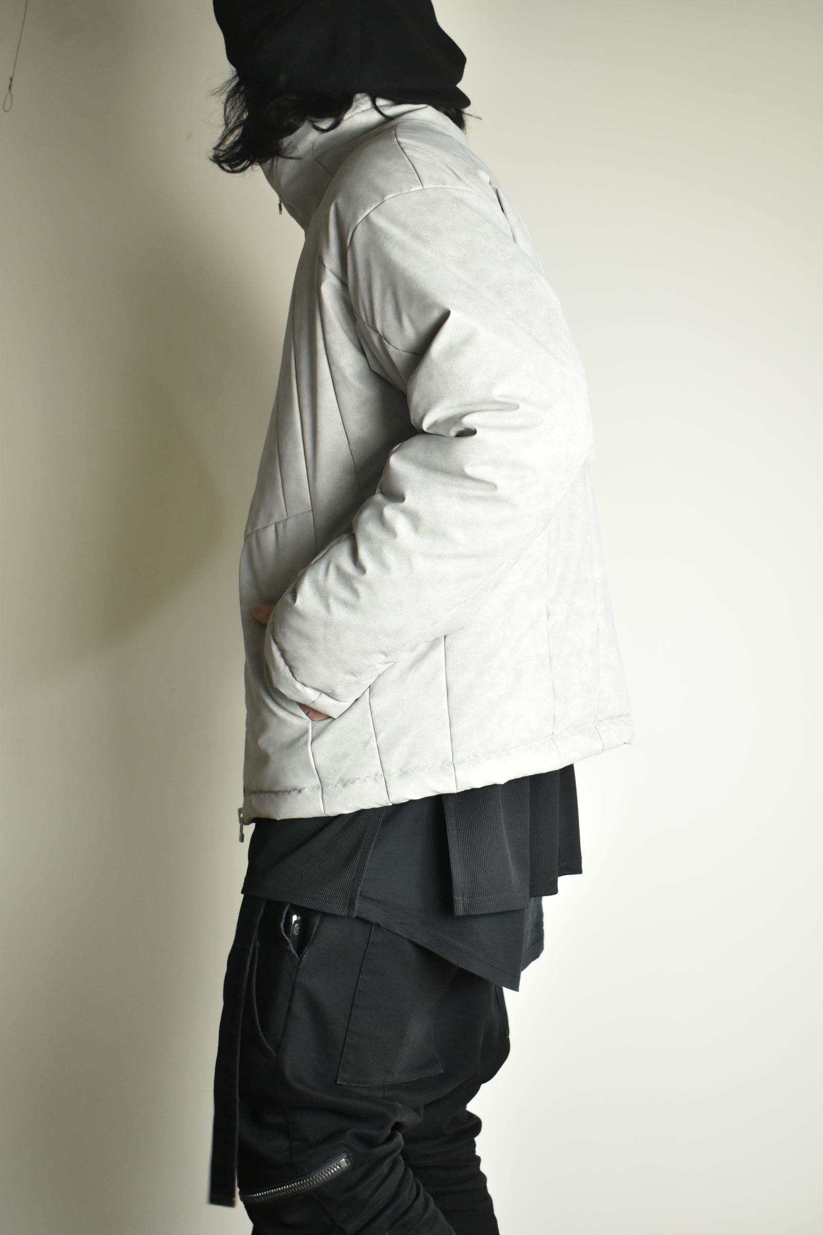 《2026AW先行予約》Padded Blouson "Smoke Black / L.Grey" / パデッドブルゾン"スモークブラック / ライトグレー"