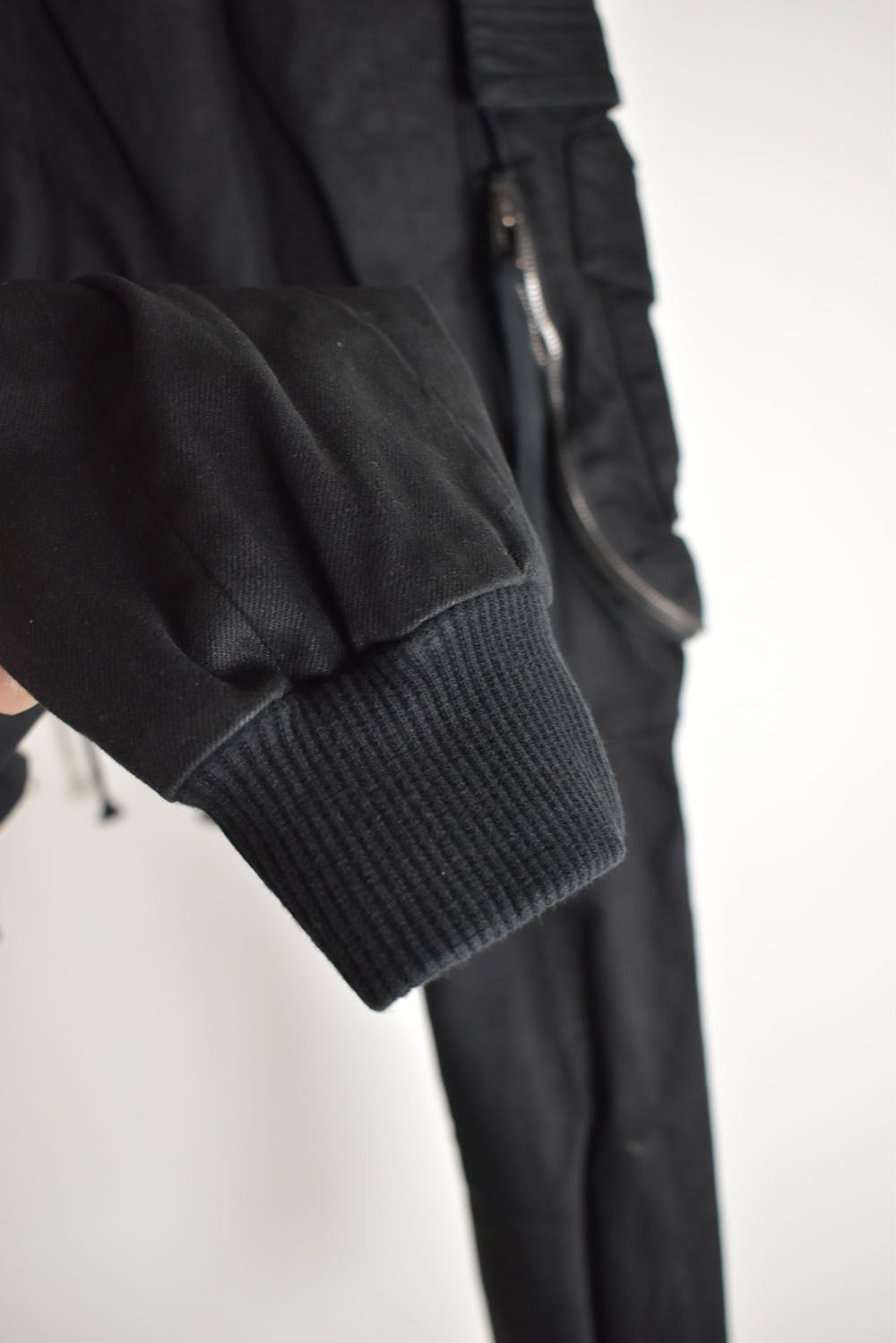 Stretch Denim Multi Pocket Cargo Jog Pants"Black" / ストレッチデニムマルチポケットカーゴジョグパンツ"ブラック"